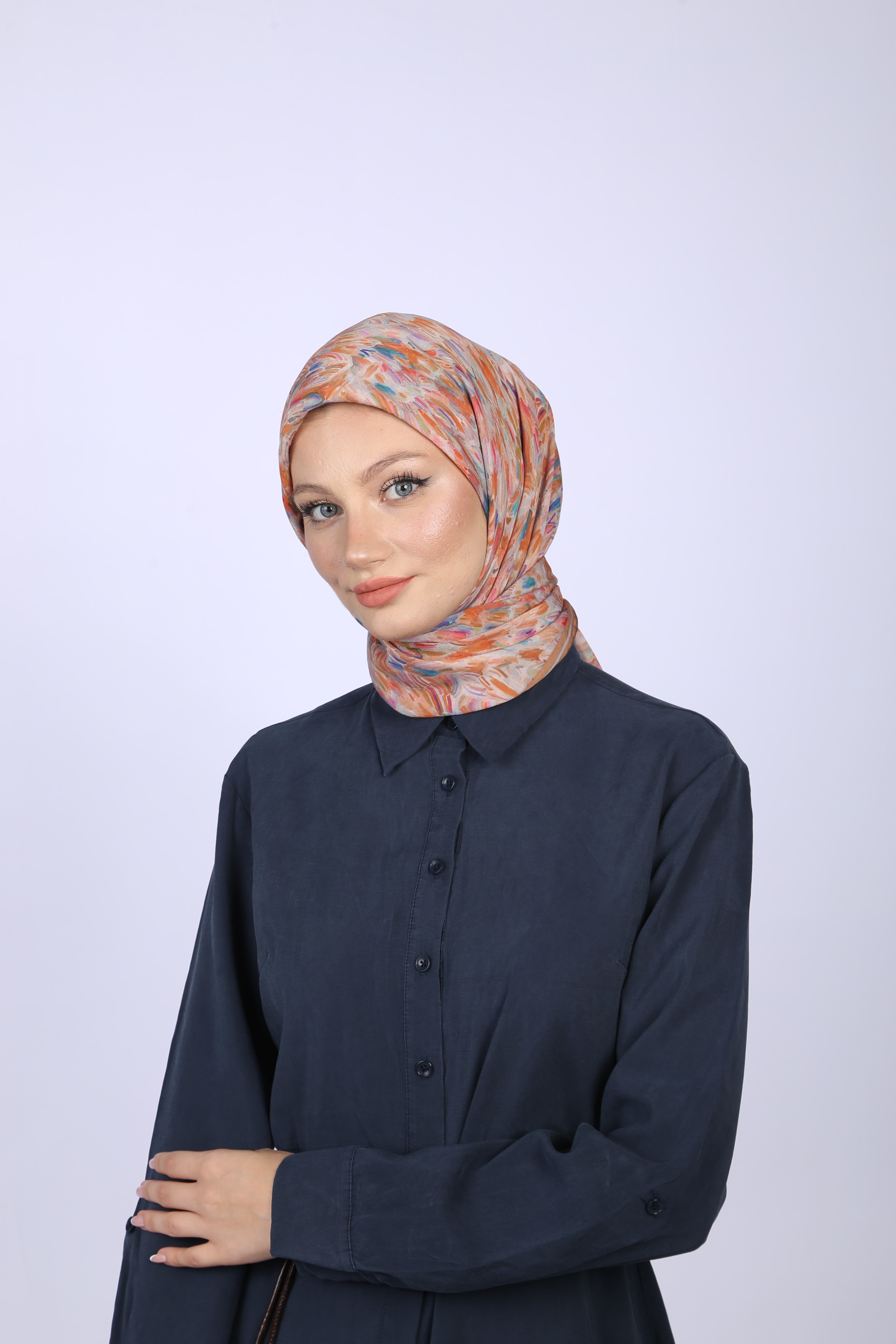 Maya Desen Eşarp Turuncu