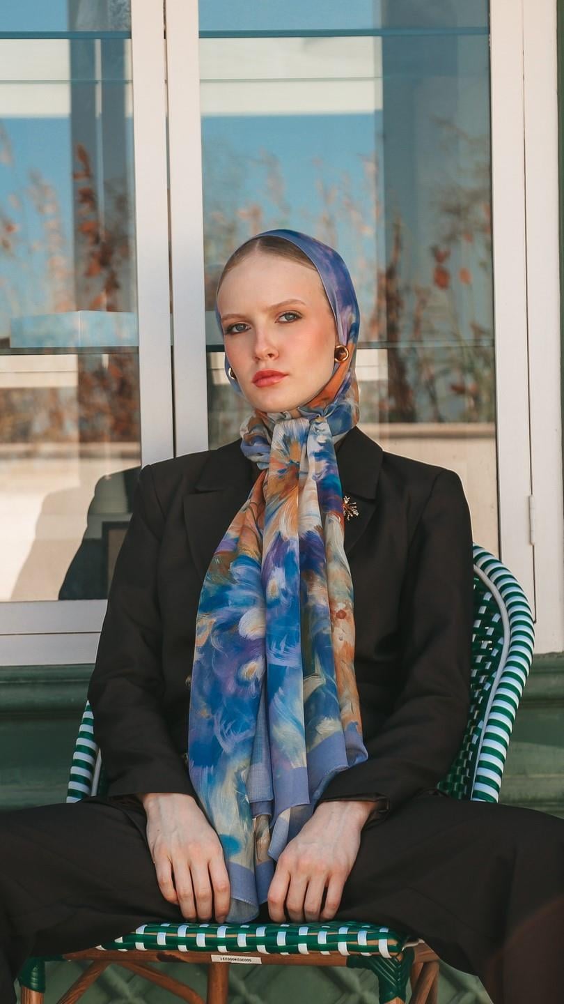 ROSELLE DESEN ŞAL LİLA-3