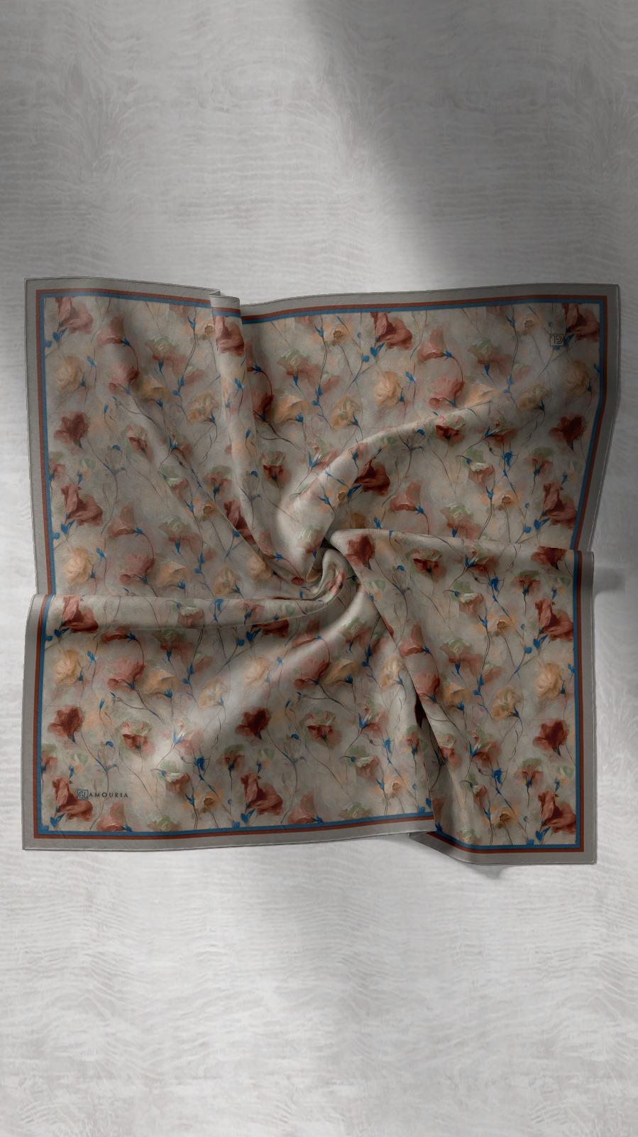 ROSEVELLE DESEN EŞARP KAHVE-3