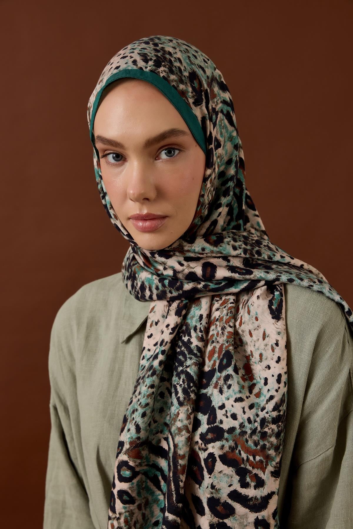SAVANNA DESEN ŞAL-YEŞİL