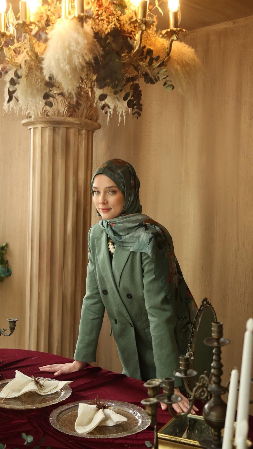 SILVA DESEN ŞAL MİNT YEŞİL-1