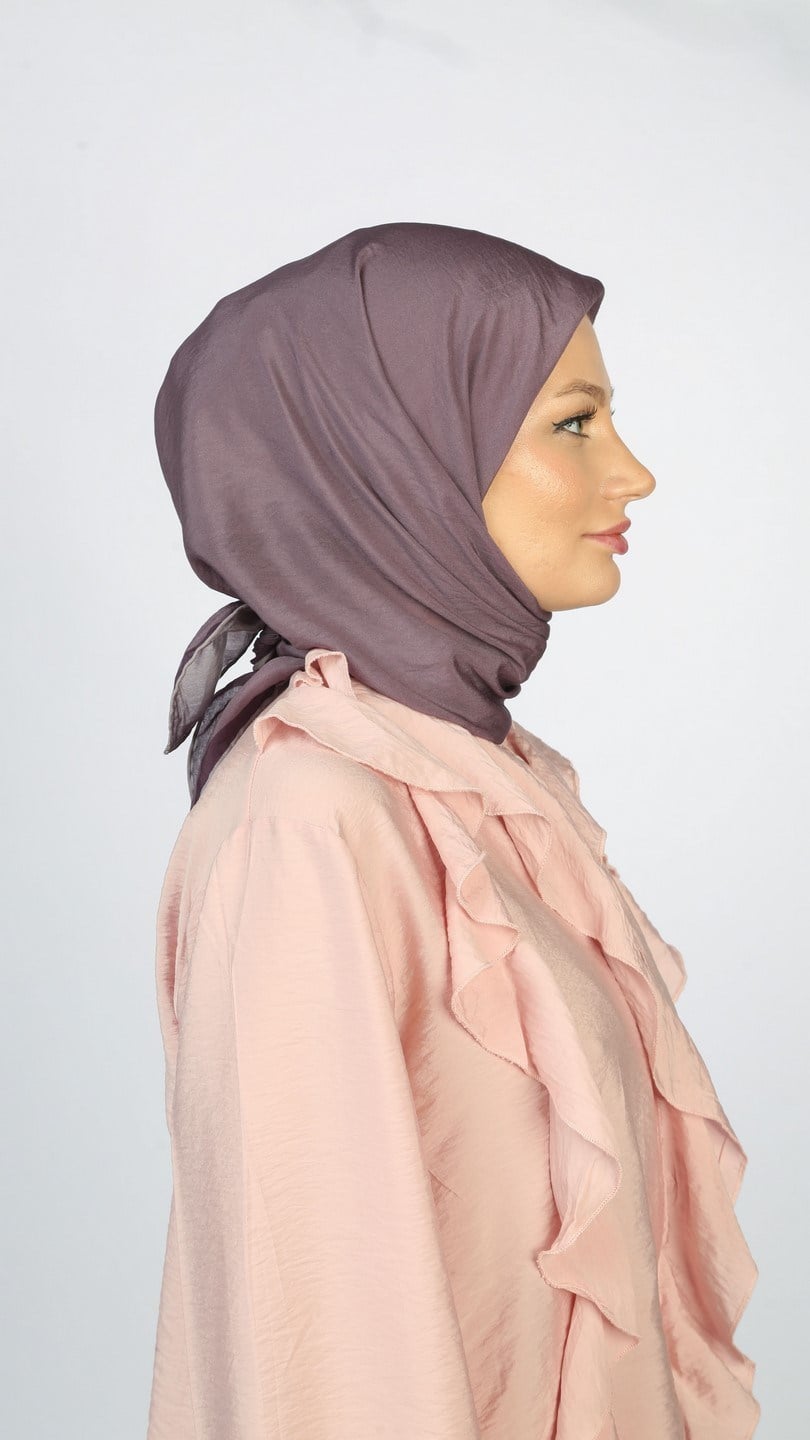 SOFT FRAME DESEN EŞARP LİLA