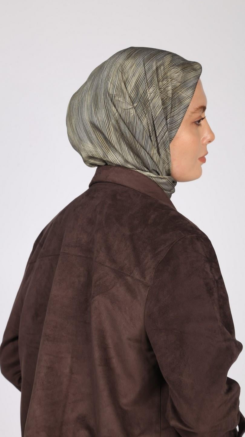 SOLARA DESEN EŞARP YEŞİL