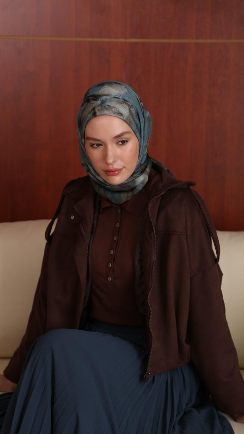 SOREL DESEN EŞARP TURKUAZ