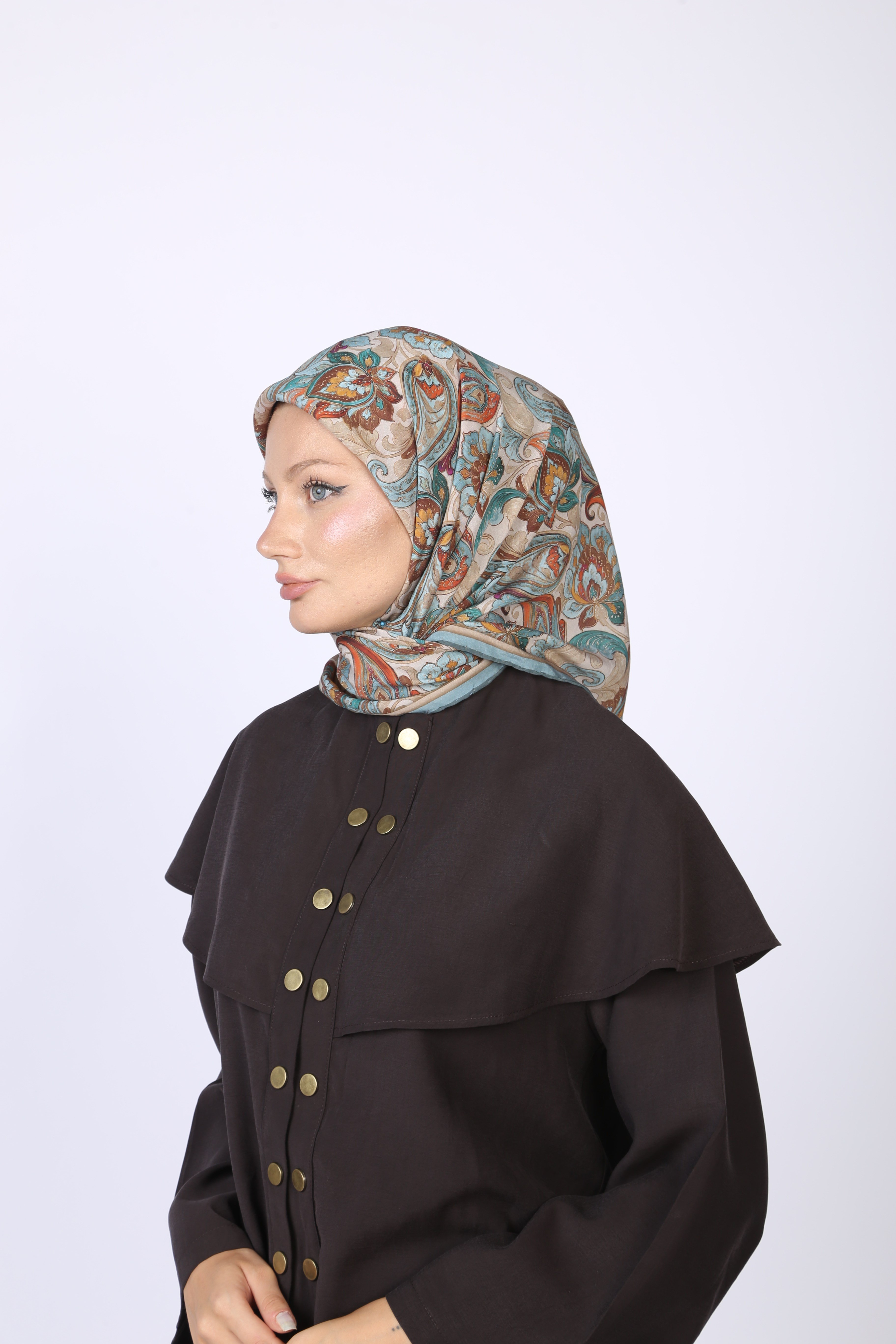Talya Desen Eşarp Mavi