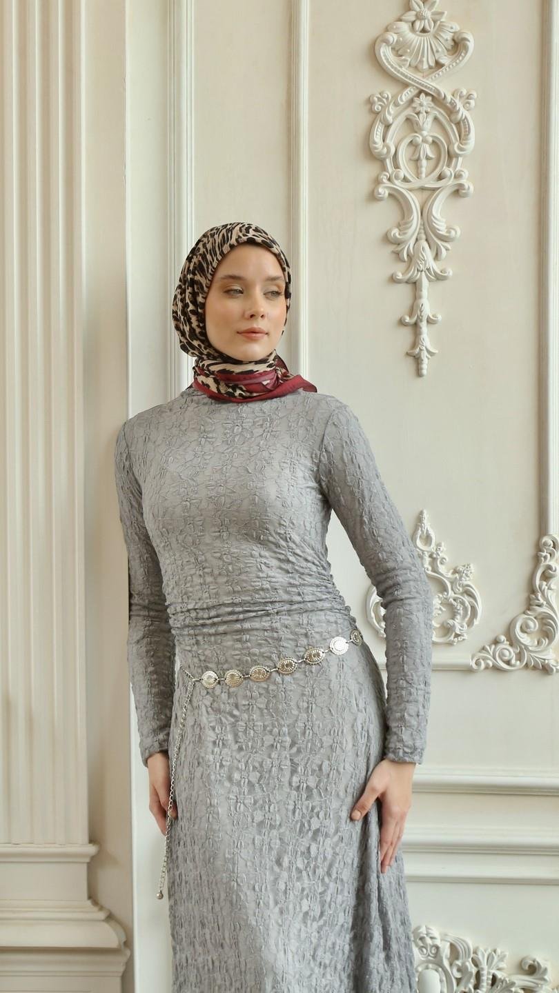 TİGRİS DESEN EŞARP BORDO-1