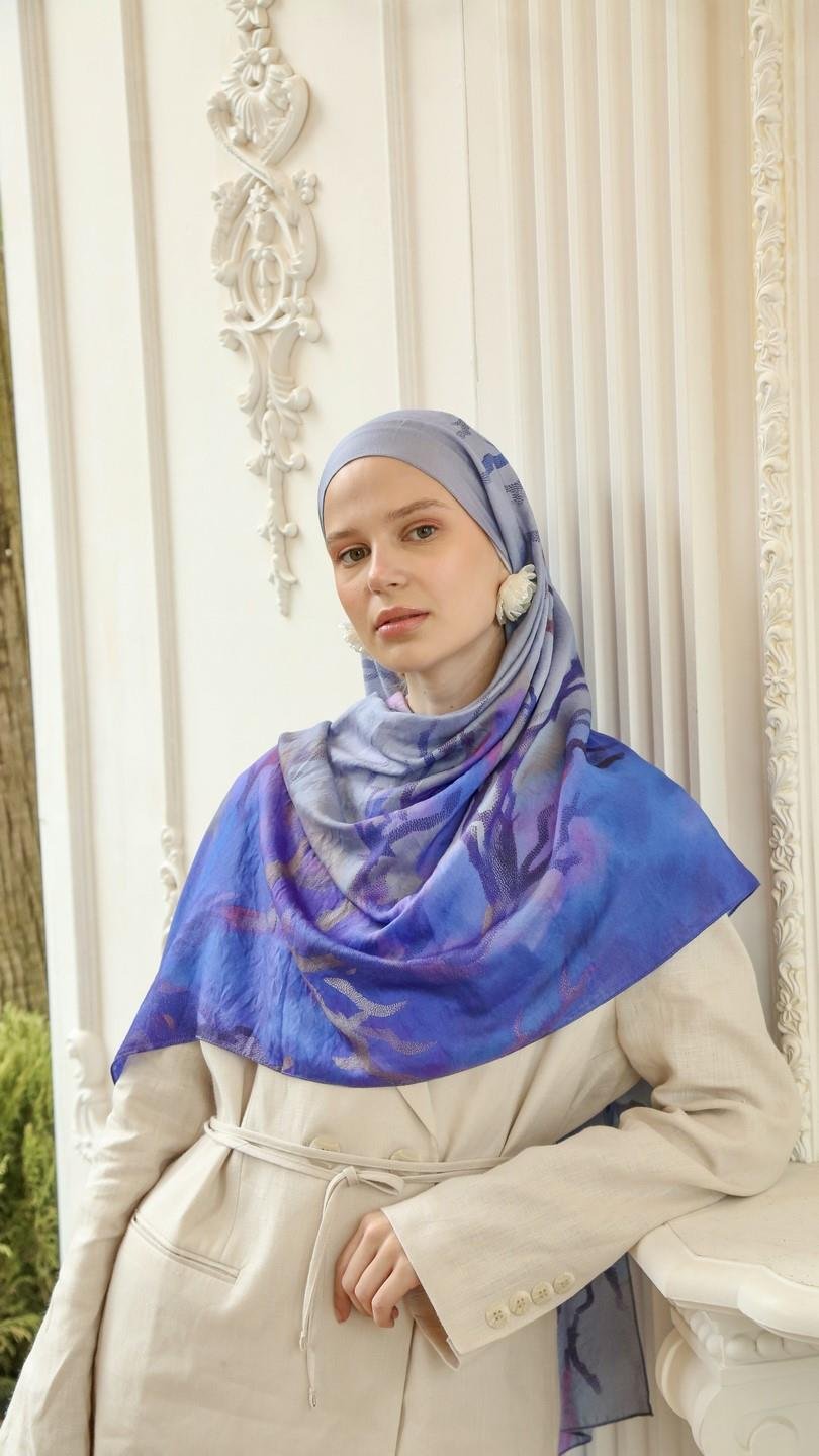 VESPERA DESEN ŞAL SAKS-2