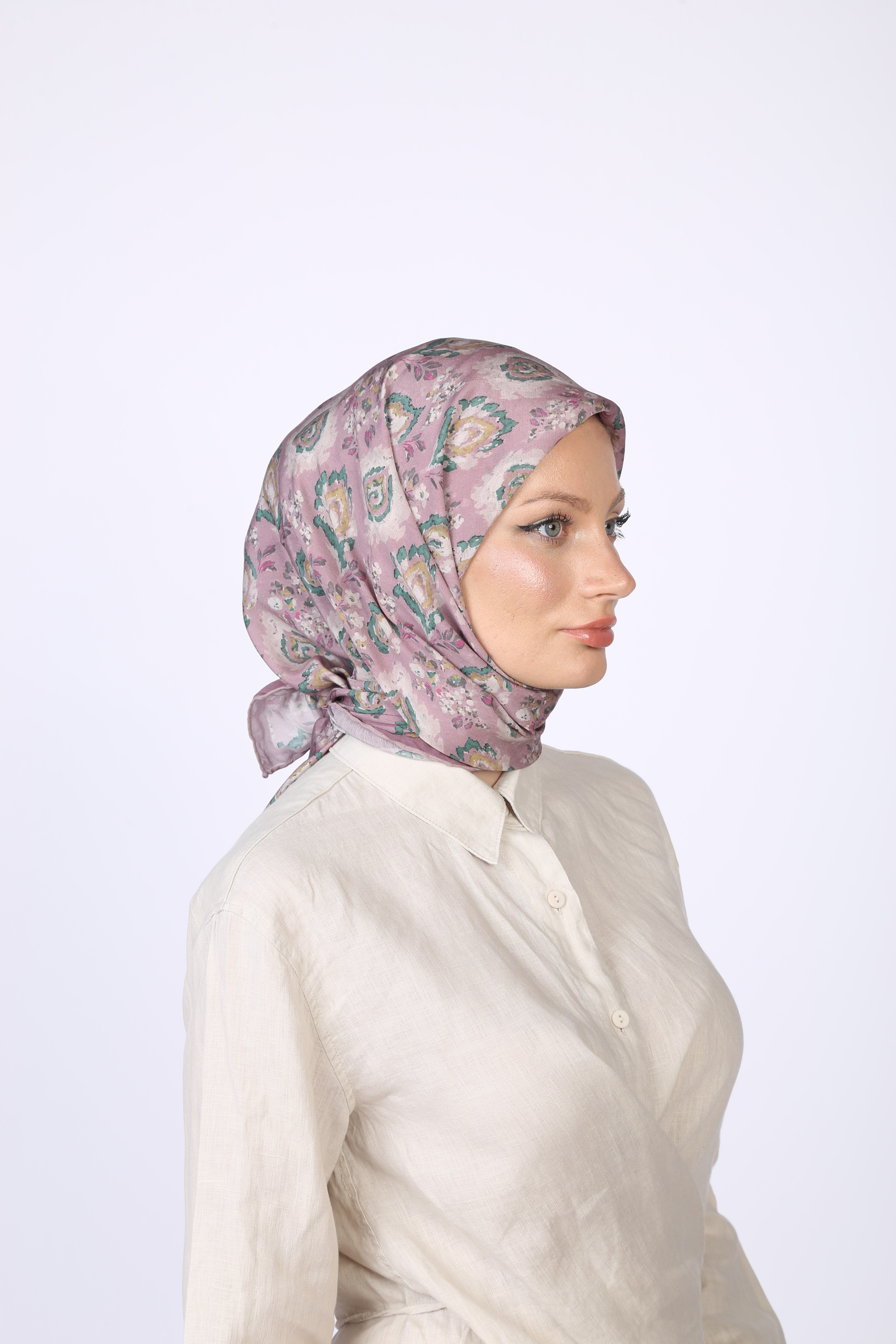 Vina Desen Eşarp Pembe