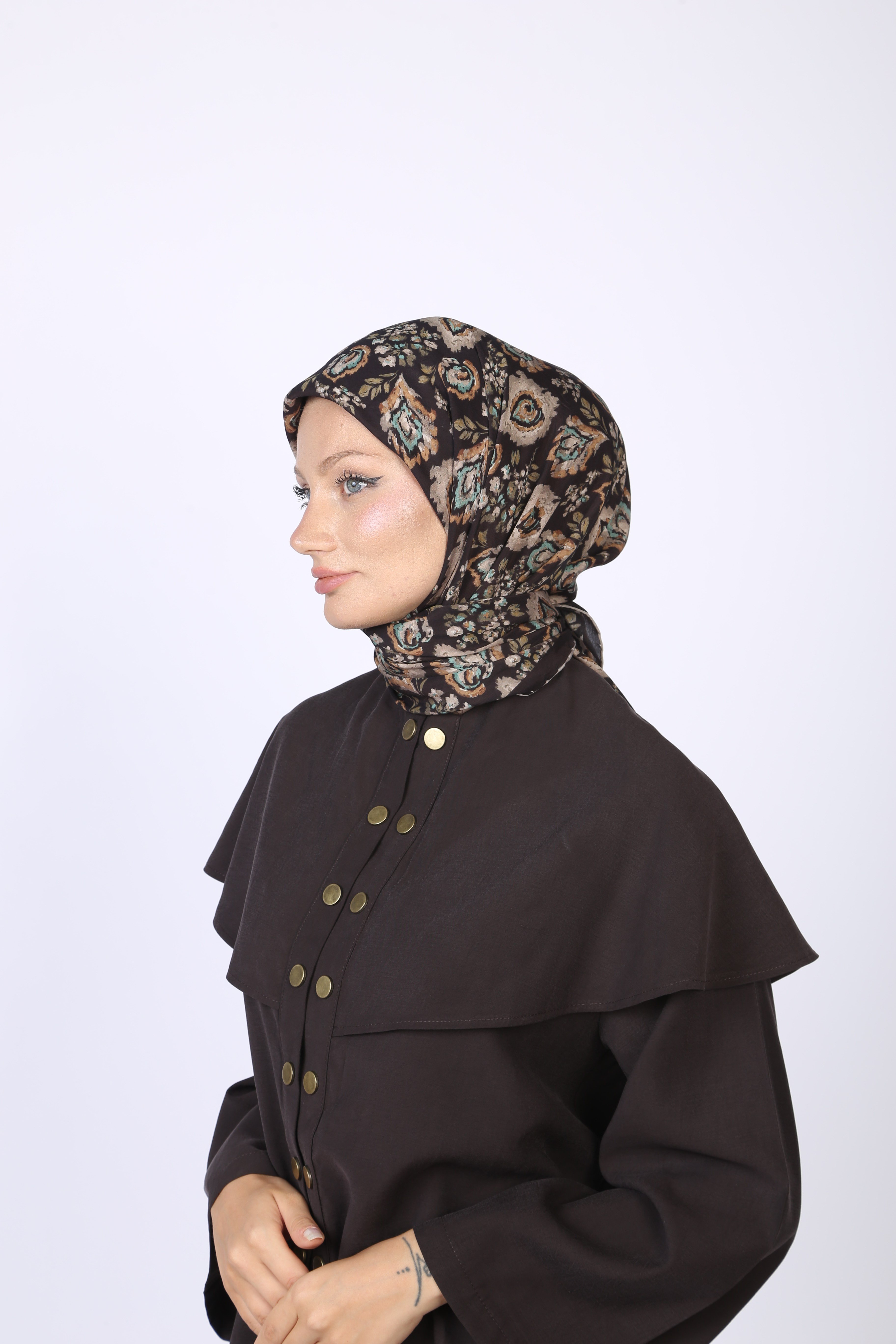 Vina Desen Eşarp Siyah