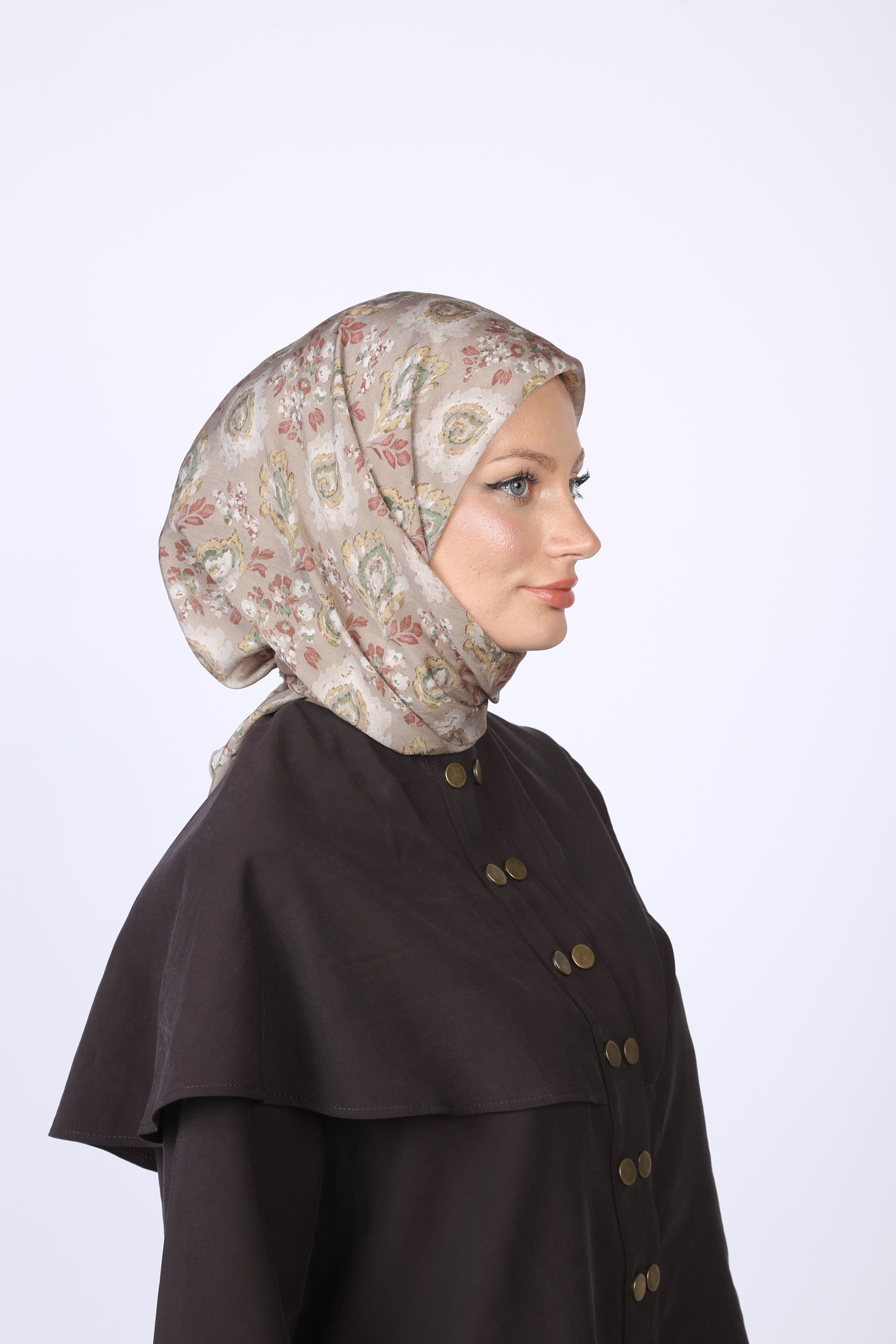 Vina Desen Eşarp Vizon
