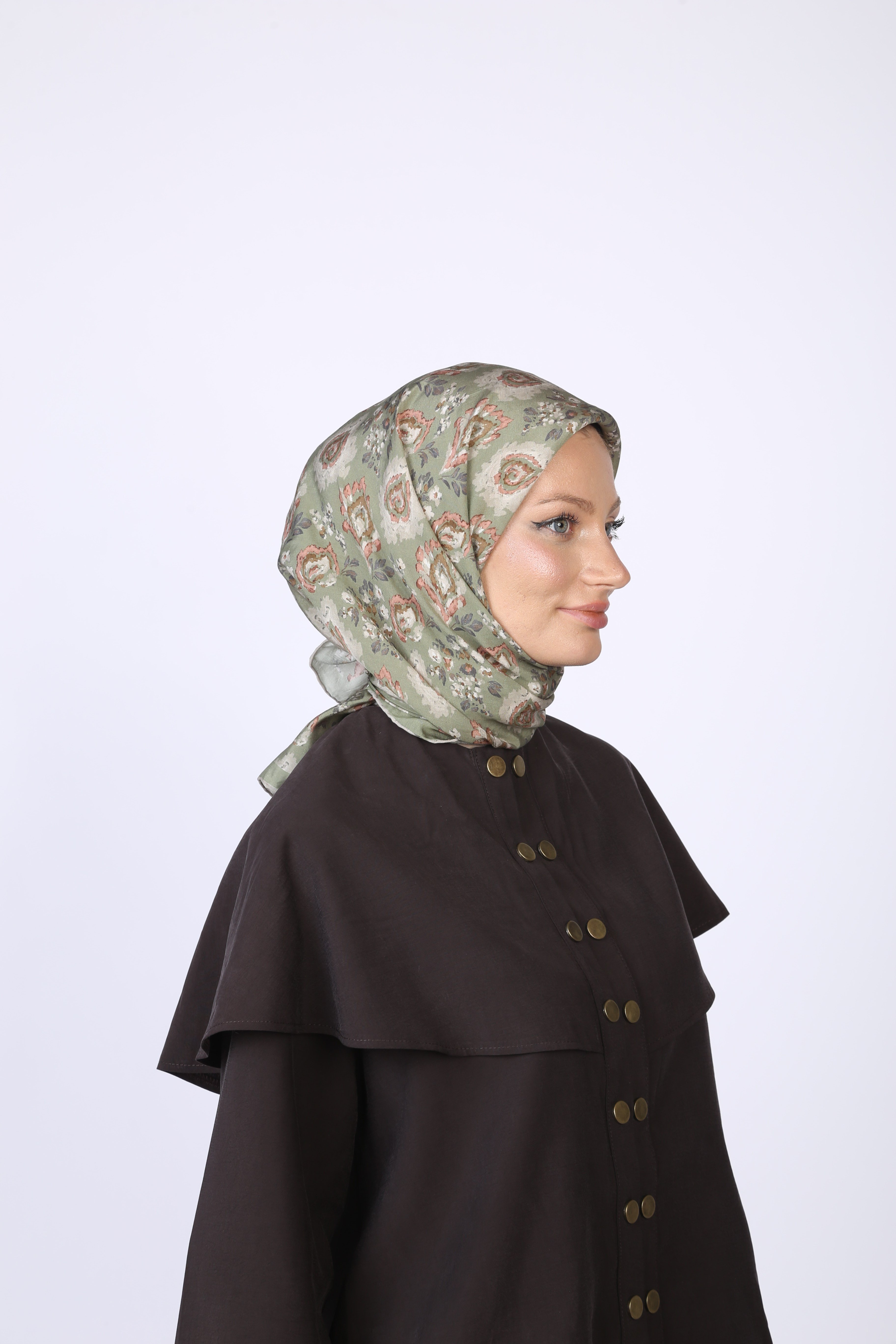 Vina Desen Eşarp Yeşil