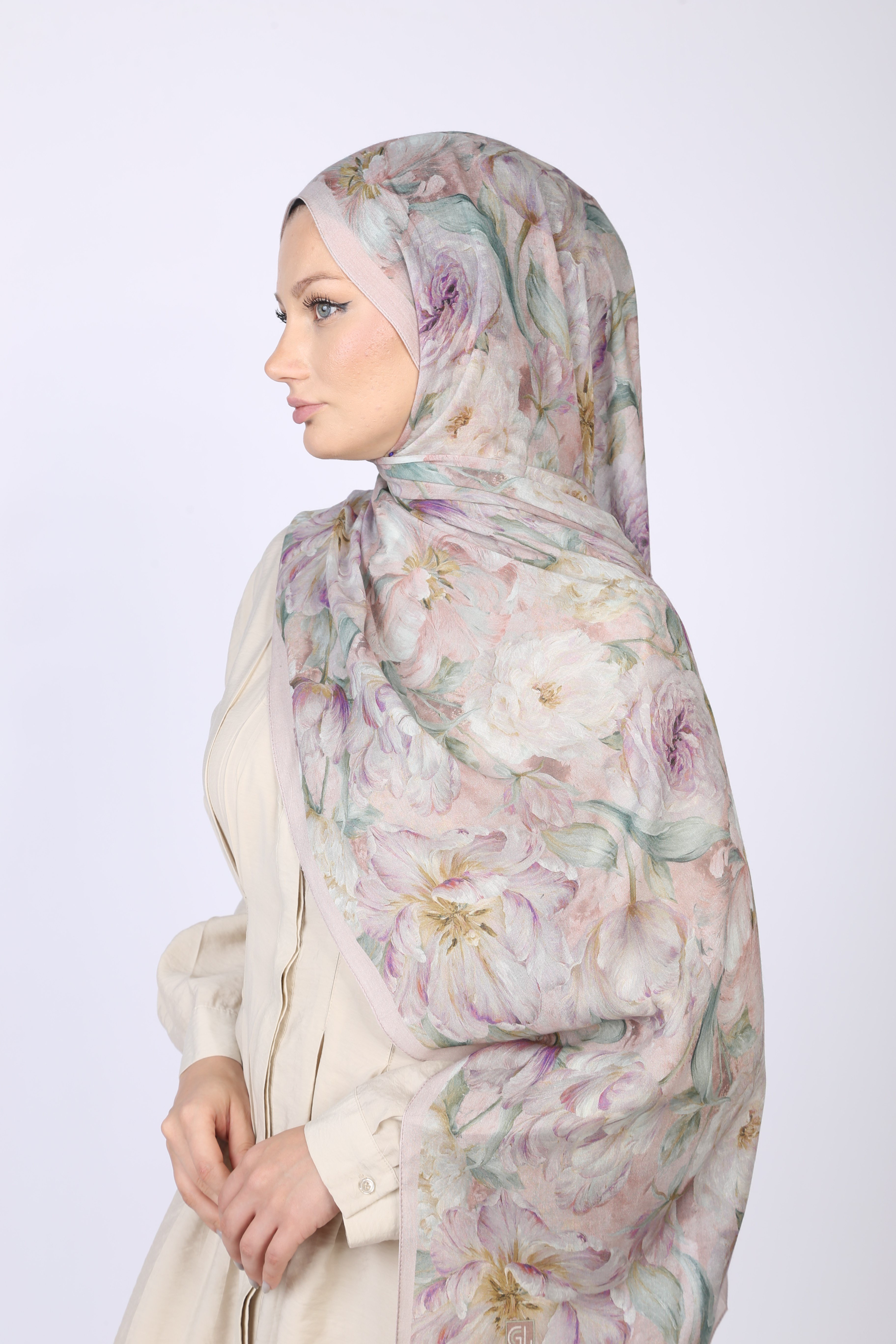 YUKA DESEN ŞAL-PASTEL PEMBE