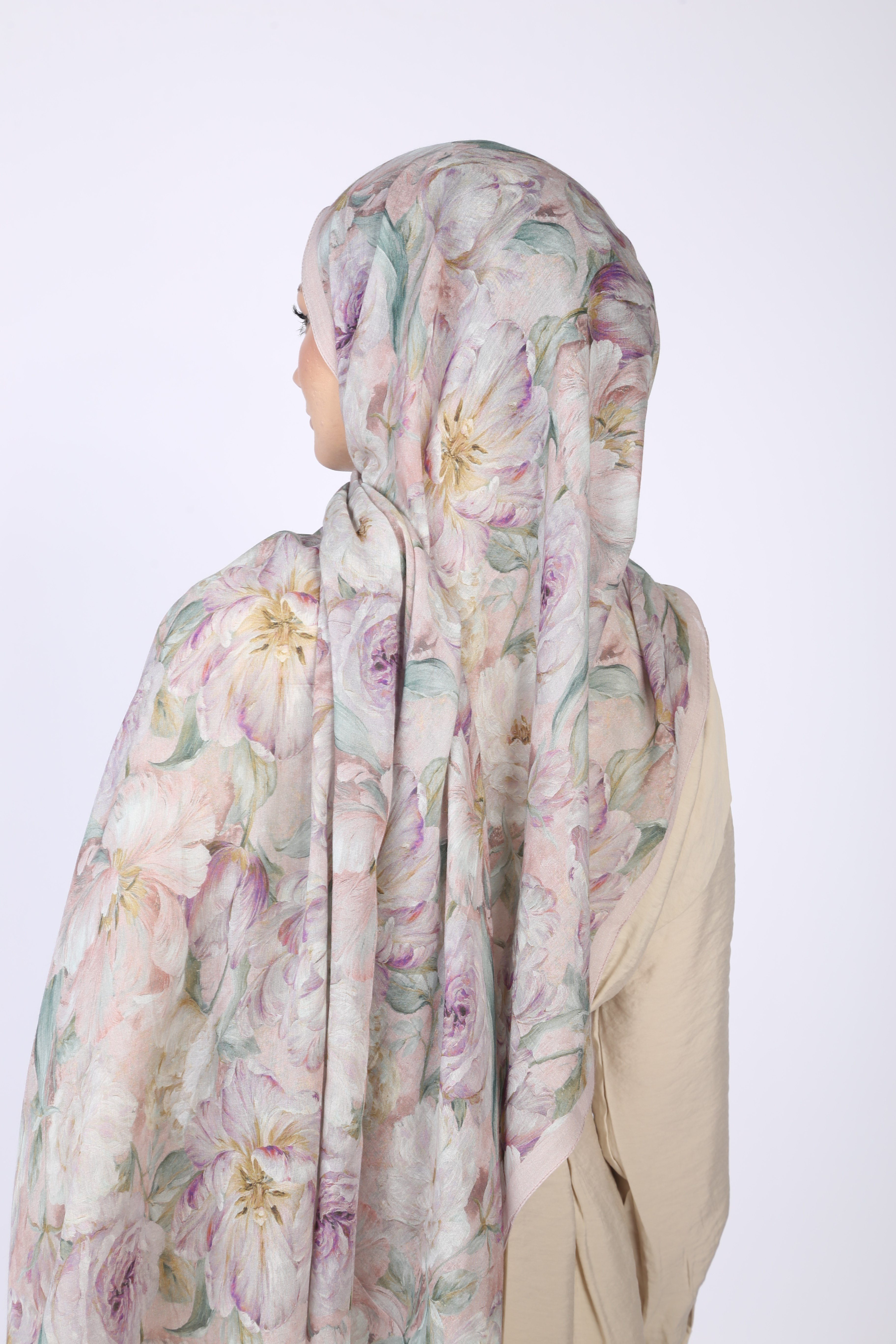 YUKA DESEN ŞAL-PASTEL PEMBE