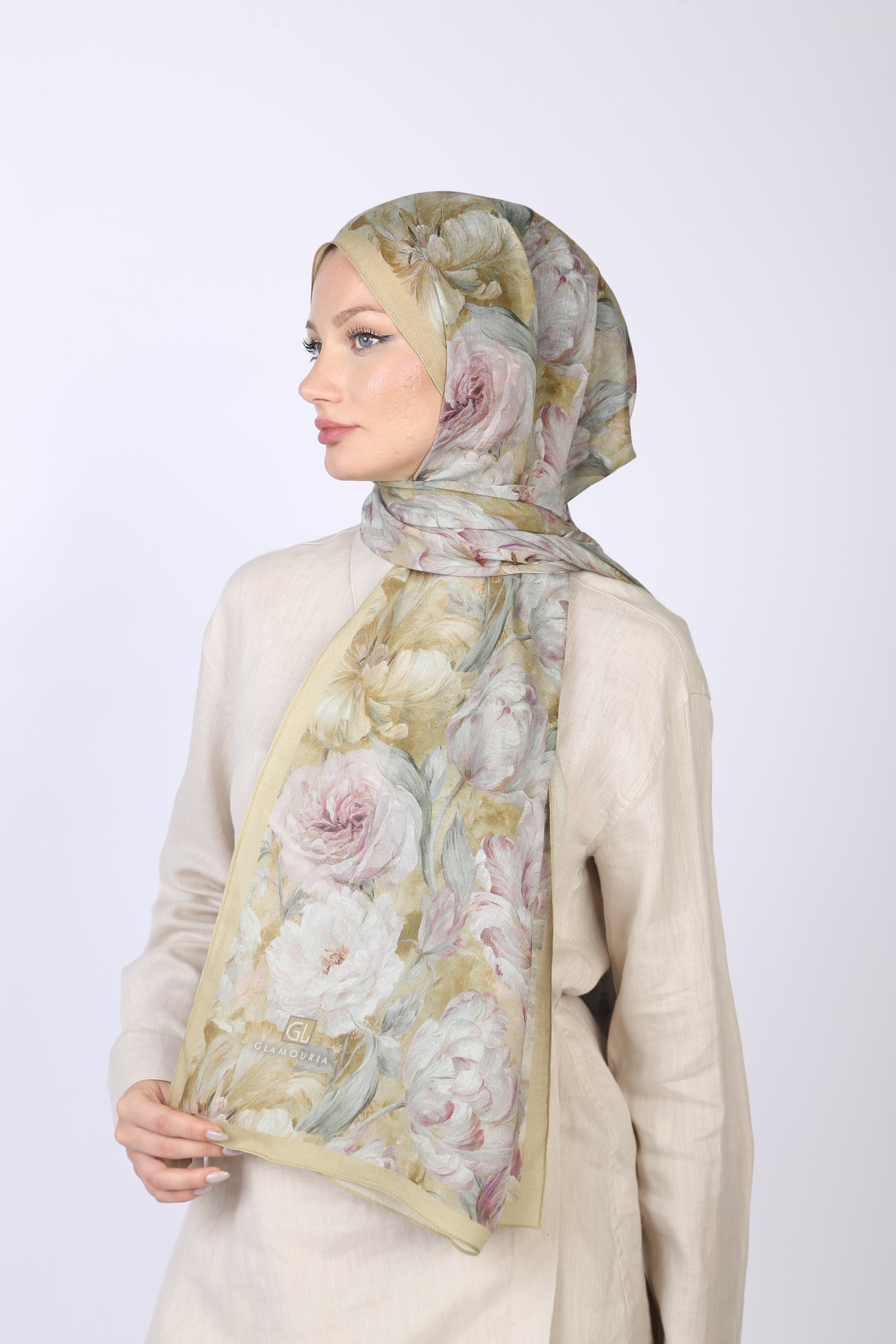 YUKA DESEN ŞAL-PASTEL SARI