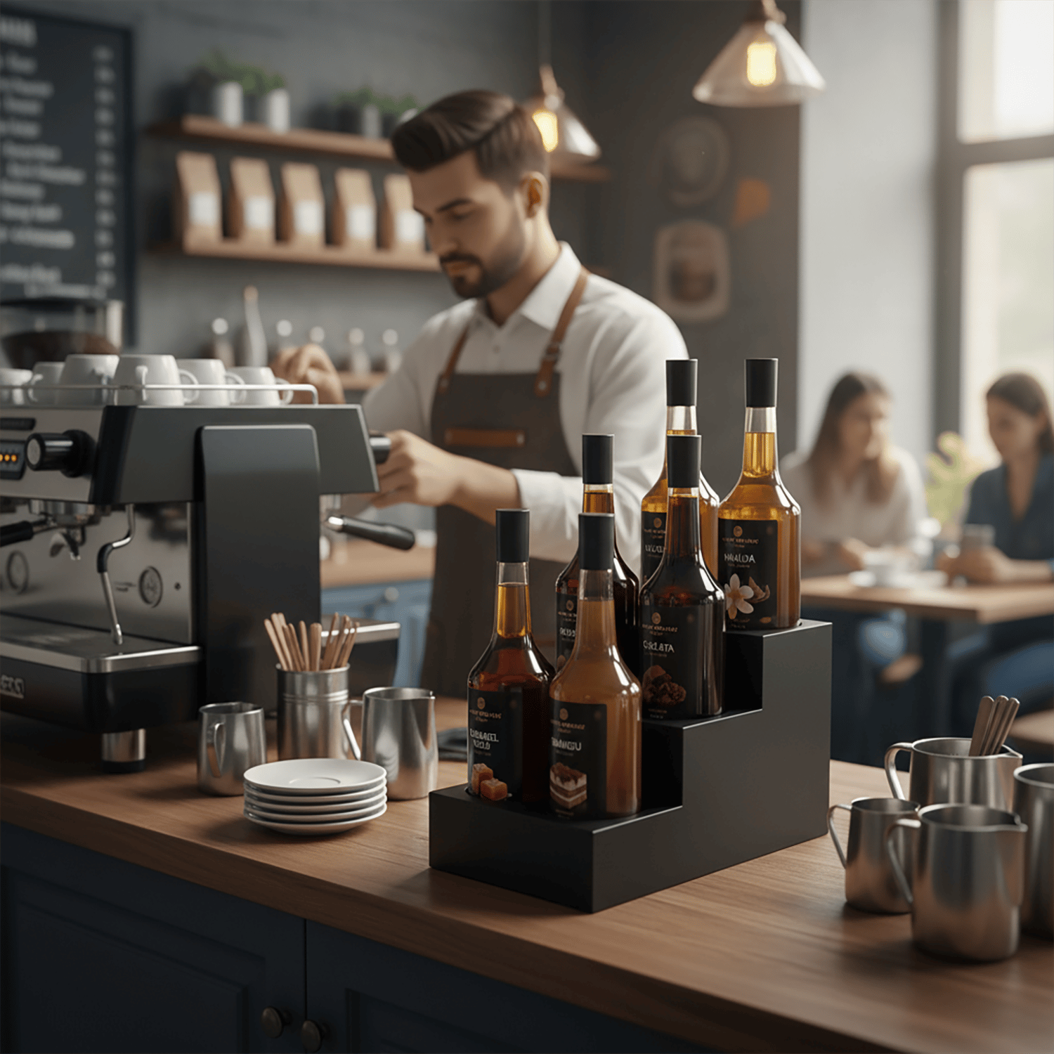 3 KATLI 6 BÖLMELİ MODEL 1 ŞURUP - SOS STANDI (CAFE, BAR VE RESTAURANT)