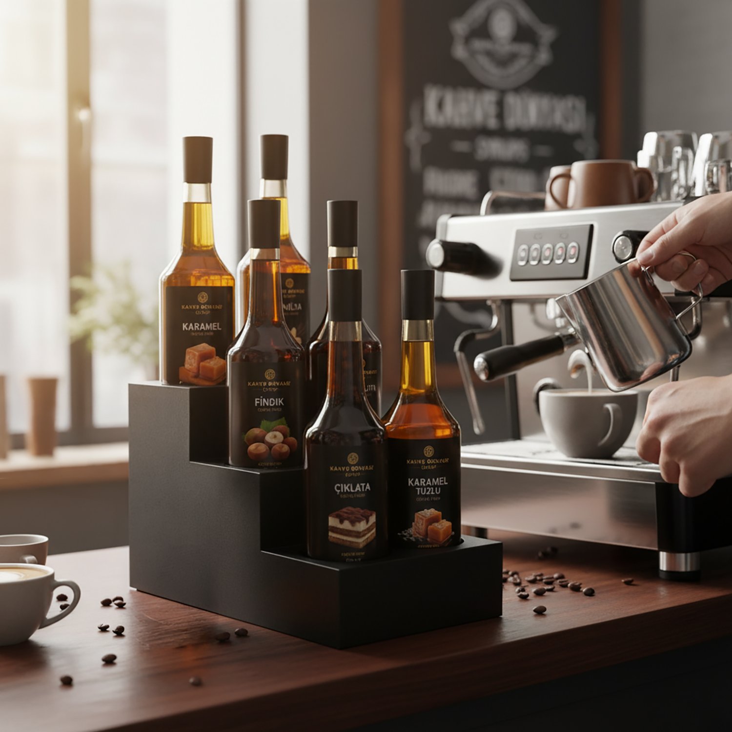 3 KATLI 6 BÖLMELİ MODEL 1 ŞURUP - SOS STANDI (CAFE, BAR VE RESTAURANT)