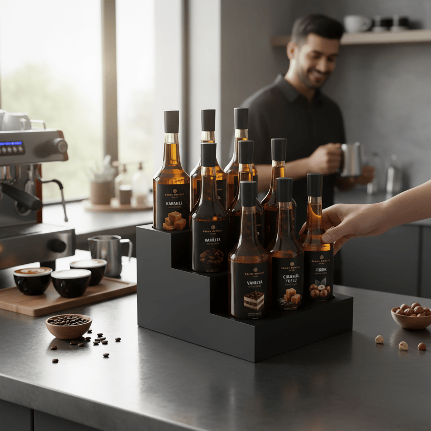 3 KATLI 9 BÖLMELİ MODEL 1 ŞURUP - SOS STANDI (CAFE, BAR VE RESTAURANT)