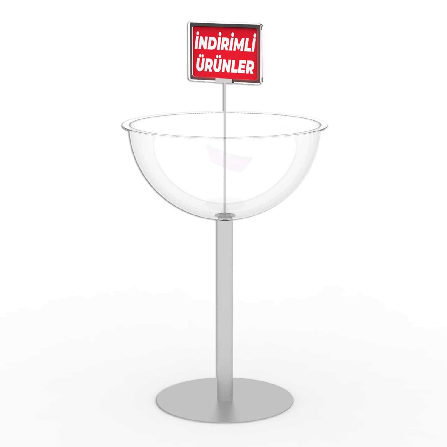 Tek Katlı 50cm Fanus Çanak Stand İNDİRİMLİ ÜRÜNLER