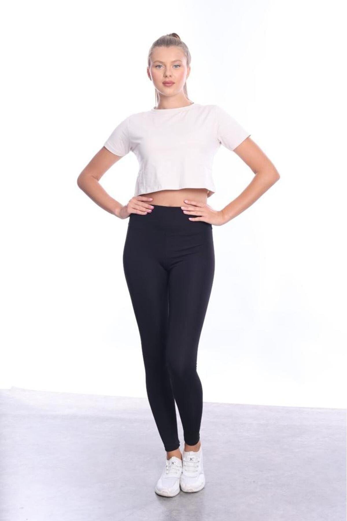 Süper Kalite Kadın Pamuk Penye Bej Rengi Kısa Kol Crop Top