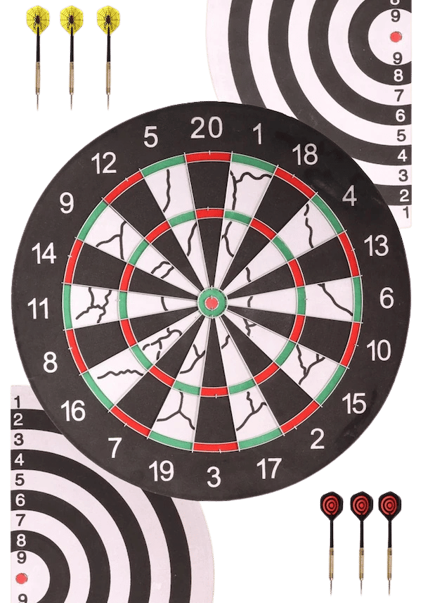 DELTA FLOCKED DART SETİ 18 İNÇ + 6 DART OKU 18 GR