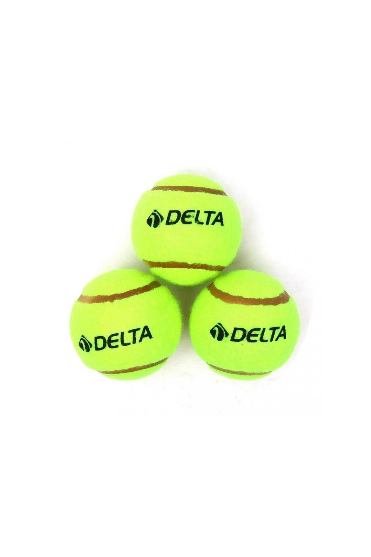 DELTA 3'LÜ TENİS TOPU Takım ve Bireysel Sporlar Unisex