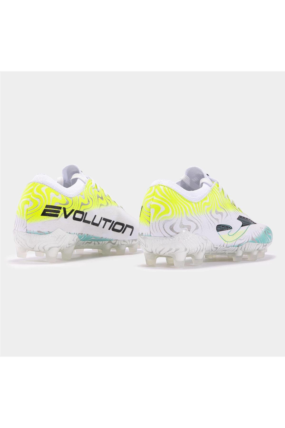 JOMA EVOLUTION CUP 2402 WHITE YELLOW Krampon ve Halı Saha Ayakkabısı