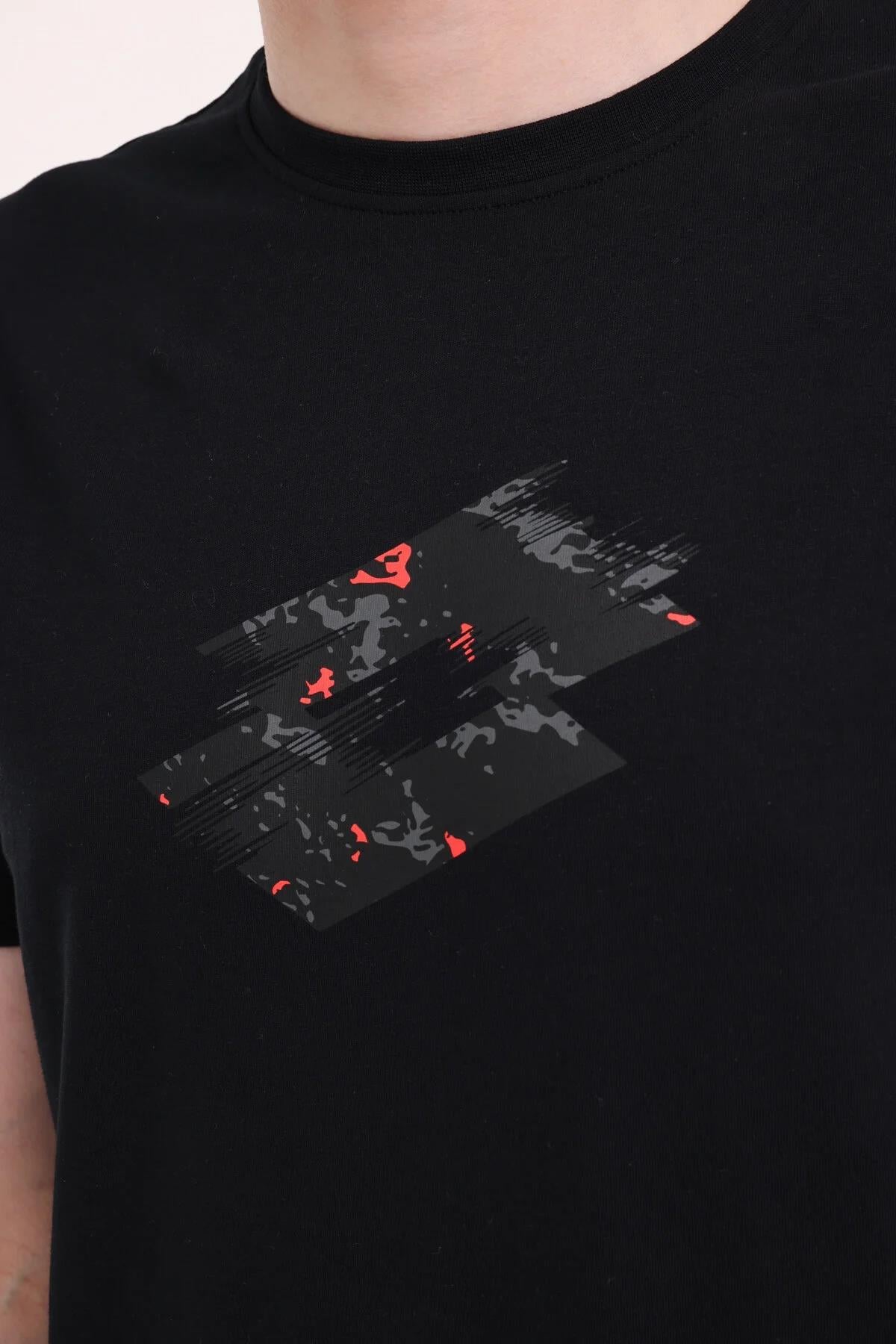 LOTTO M-FIGURE TEE 5FX Giyim Erkek