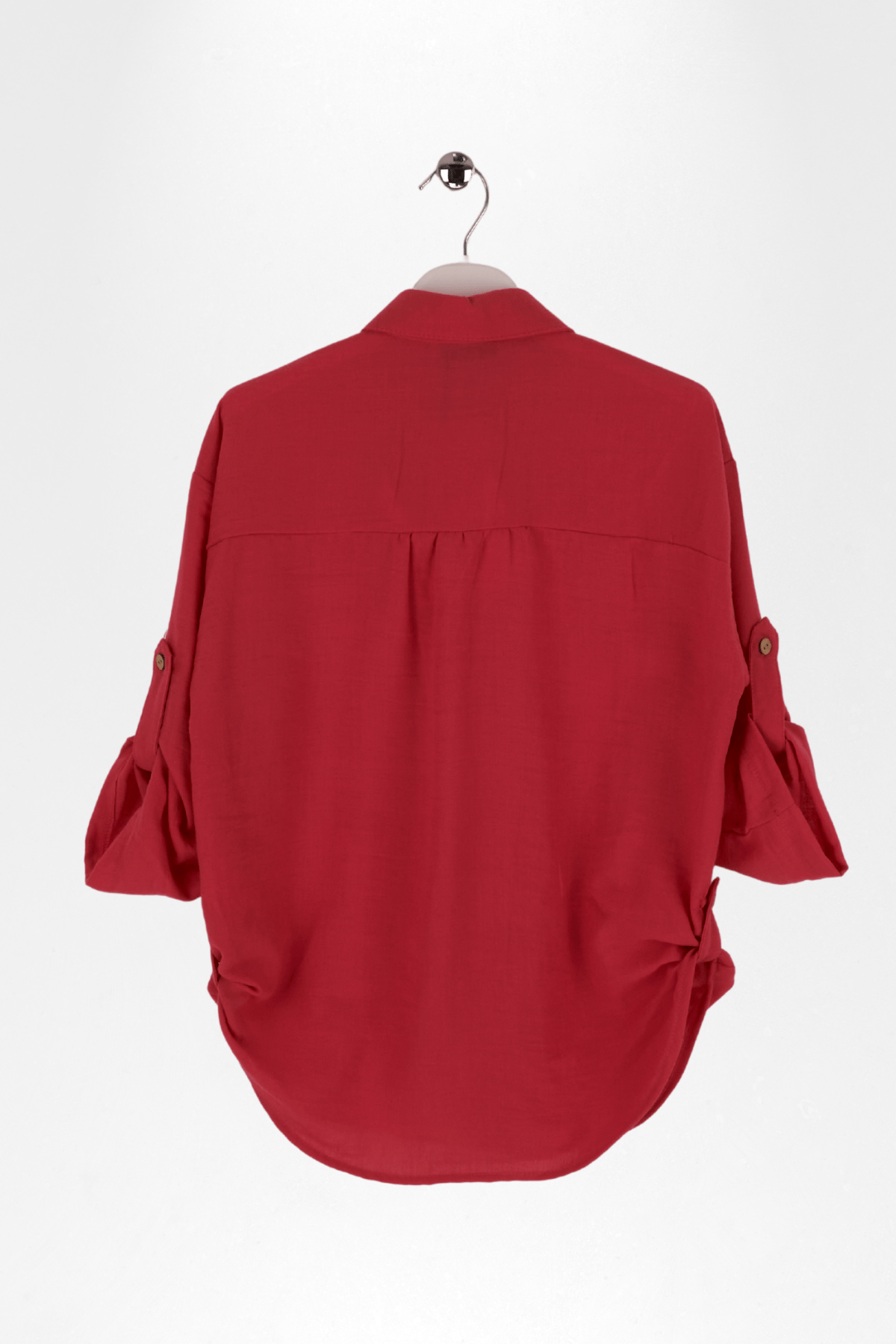 APOLETLİ KIZ KETEN GÖMLEK