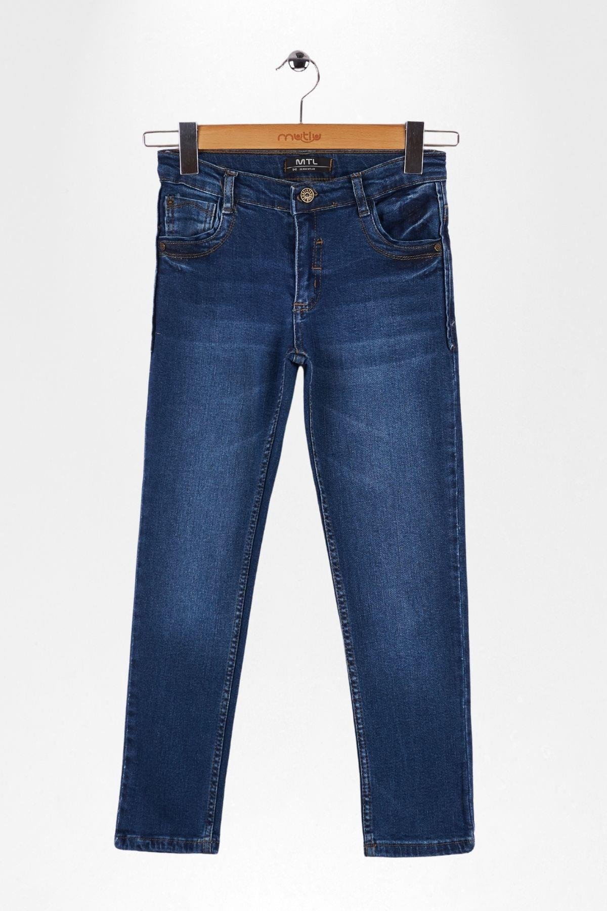 ARKA CEP DİKİŞLİ ERKEK KOT PANTOLON