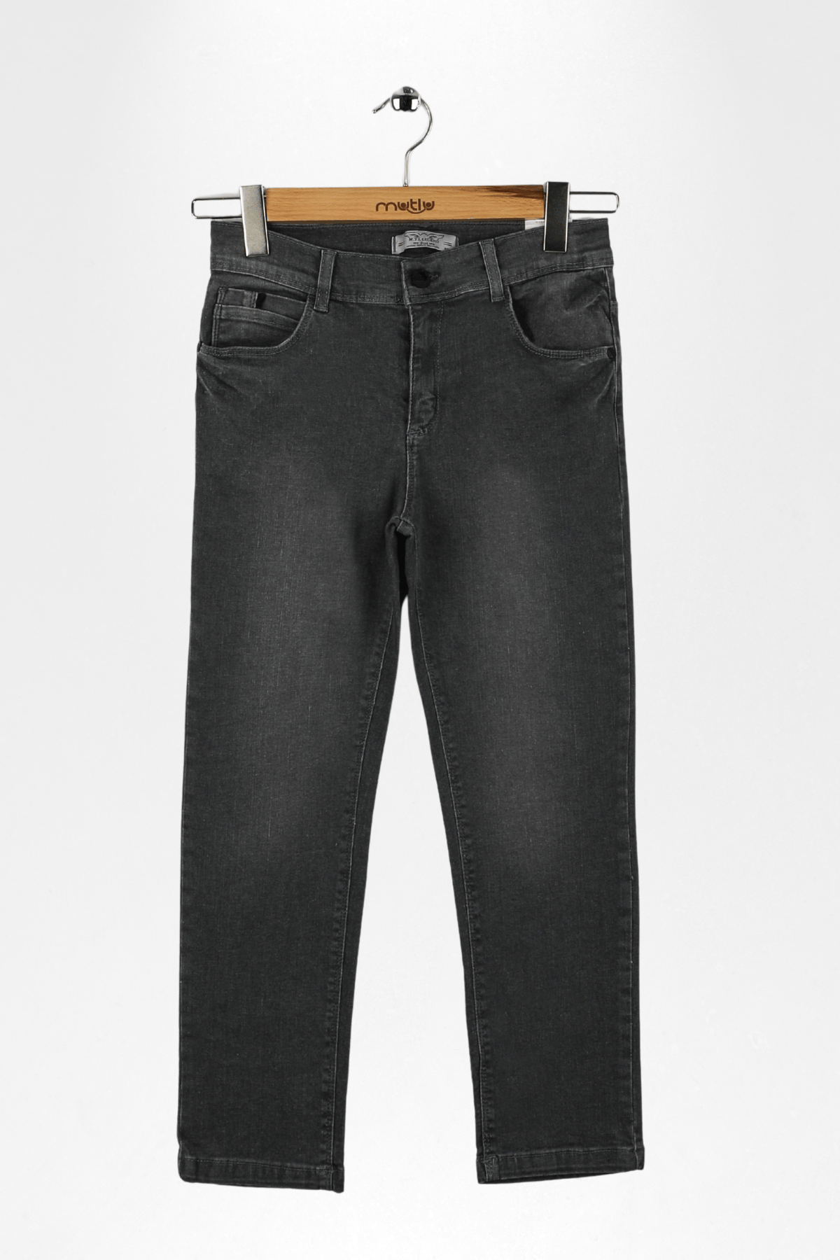 ARKA CEP GOFRELİ ERKEK KOT PANTOLON