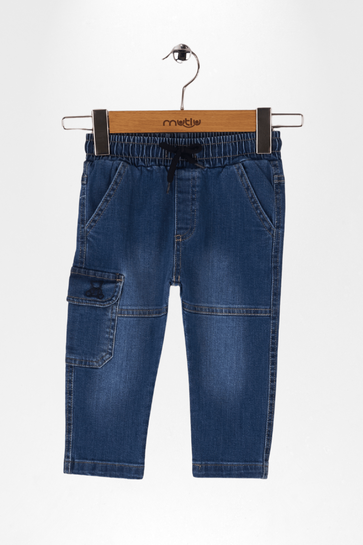 AYICIK NAKIŞLI ERKEK KOT PANTOLON