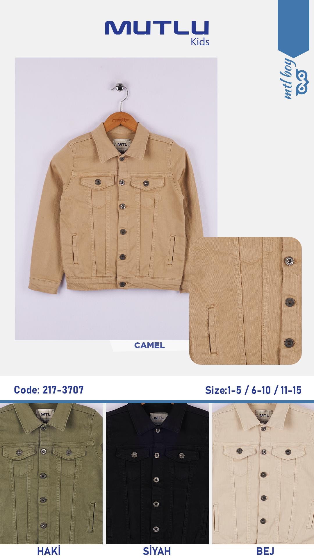 BASİC CEPLİ ERKEK GABARDİN CEKET