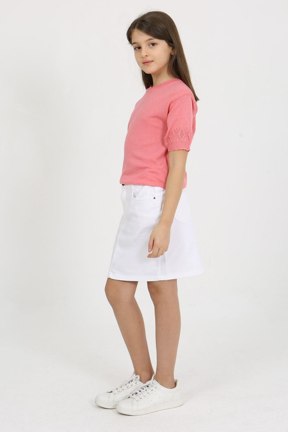 BASİC GABARDİN KIZ ETEK