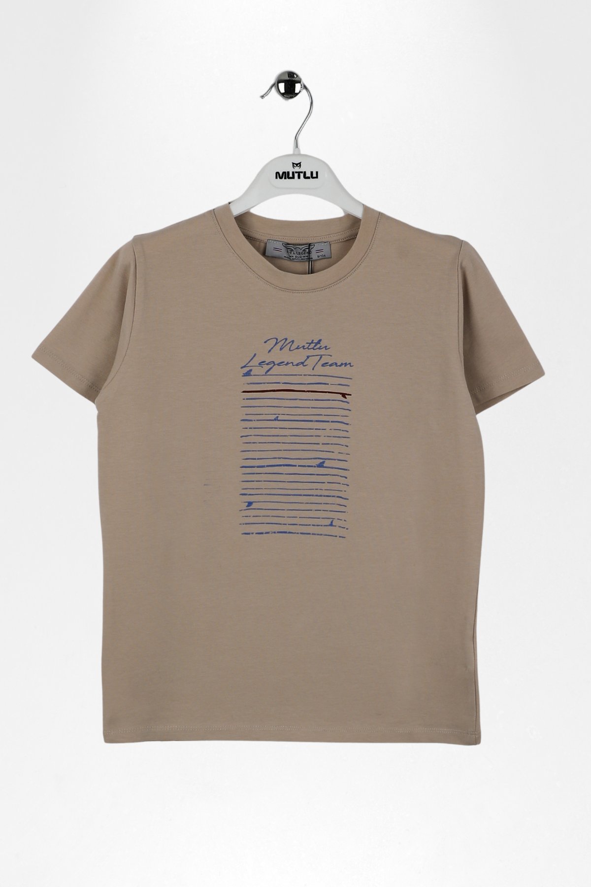 BASKI NAKIŞ DETAYLI ERKEK TSHIRT