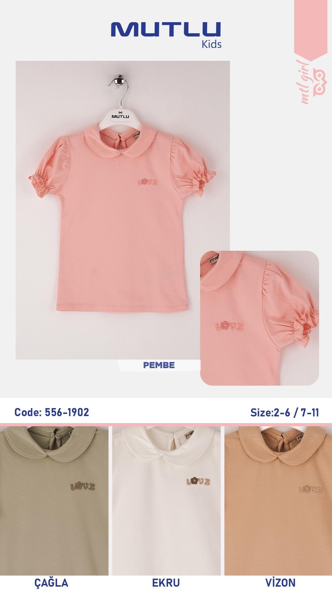 BEBE YAKALI KIZ TSHIRT