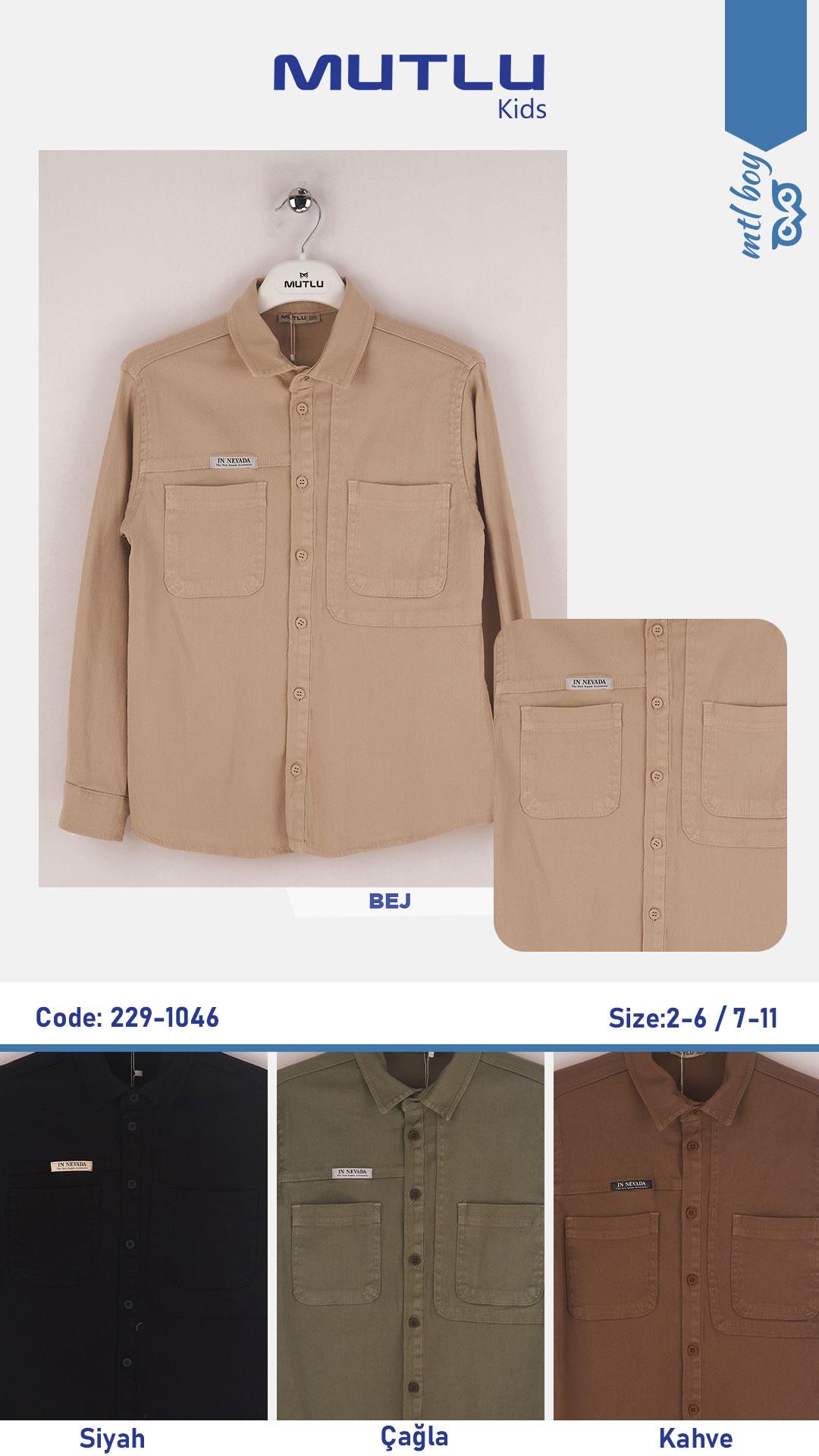 BEDEN PARÇALI ERKEK GABARDİN GÖMLEK