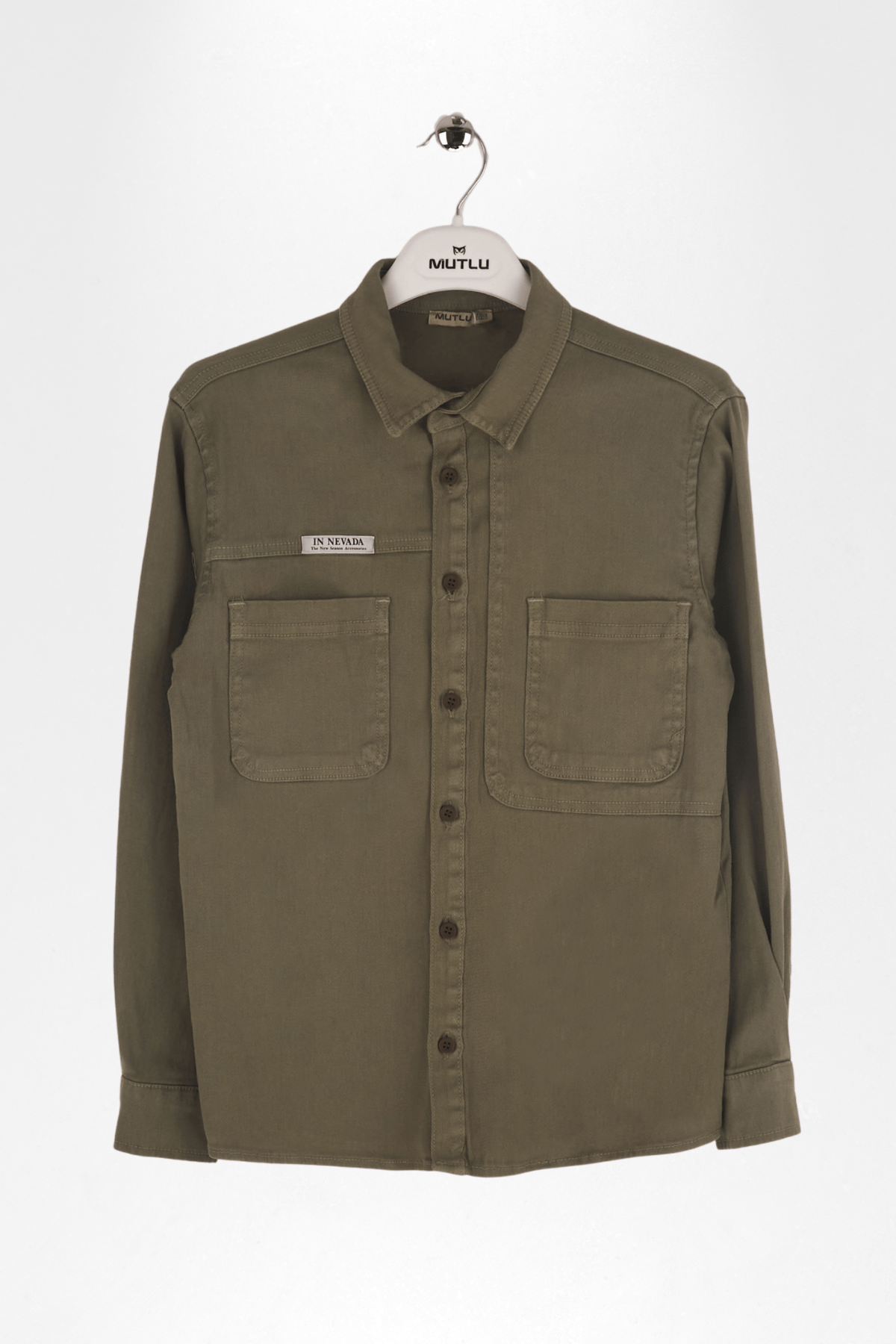 BEDEN PARÇALI ERKEK GABARDİN GÖMLEK