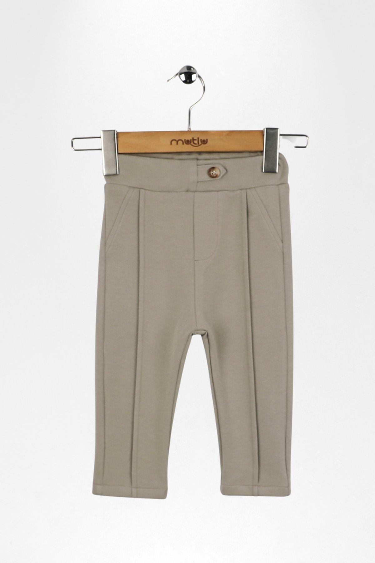 BEL APOLET DETAYLI ERKEK PANTOLON