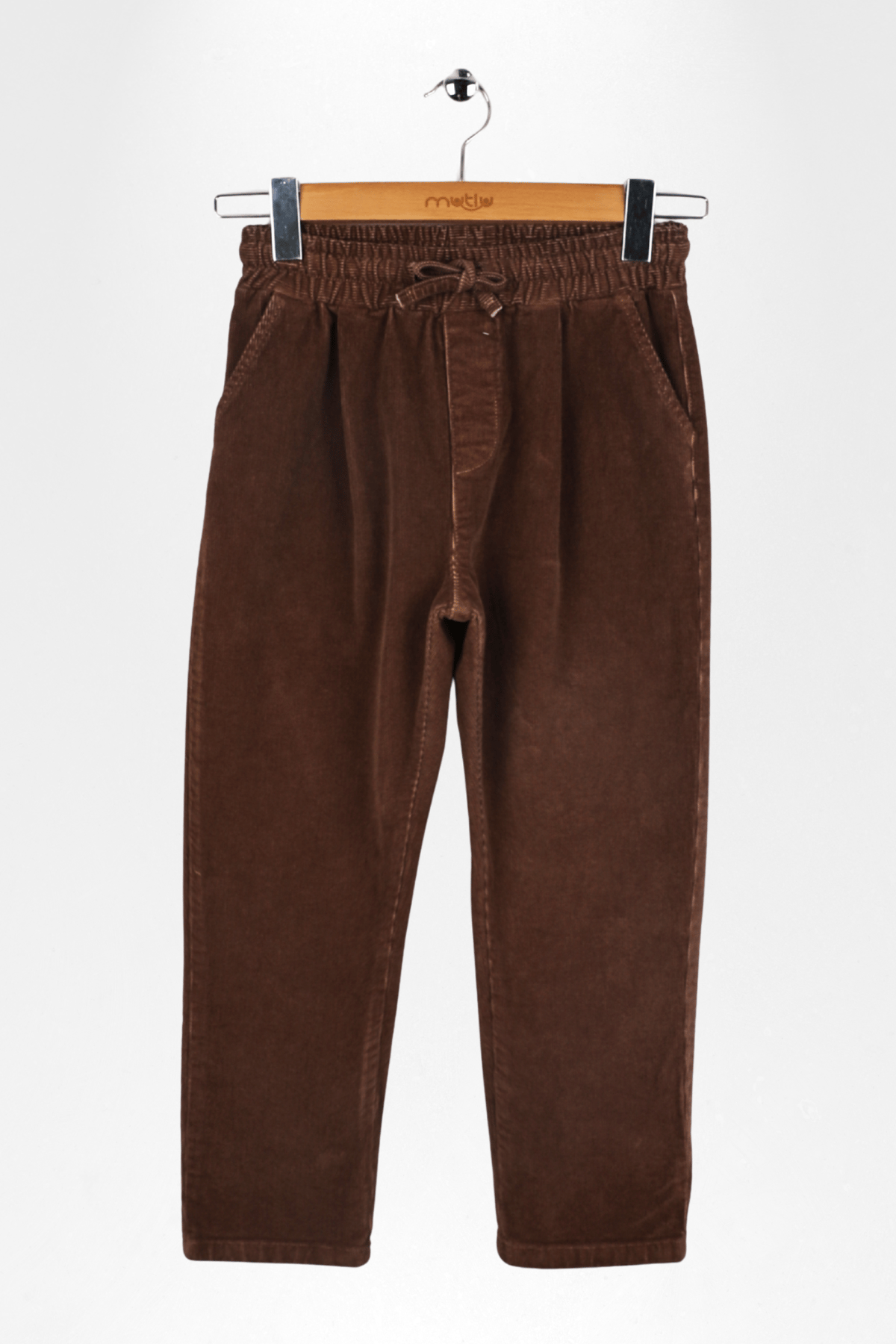 BEL LASTİKLİ ERKEK KADİFE PANTOLON