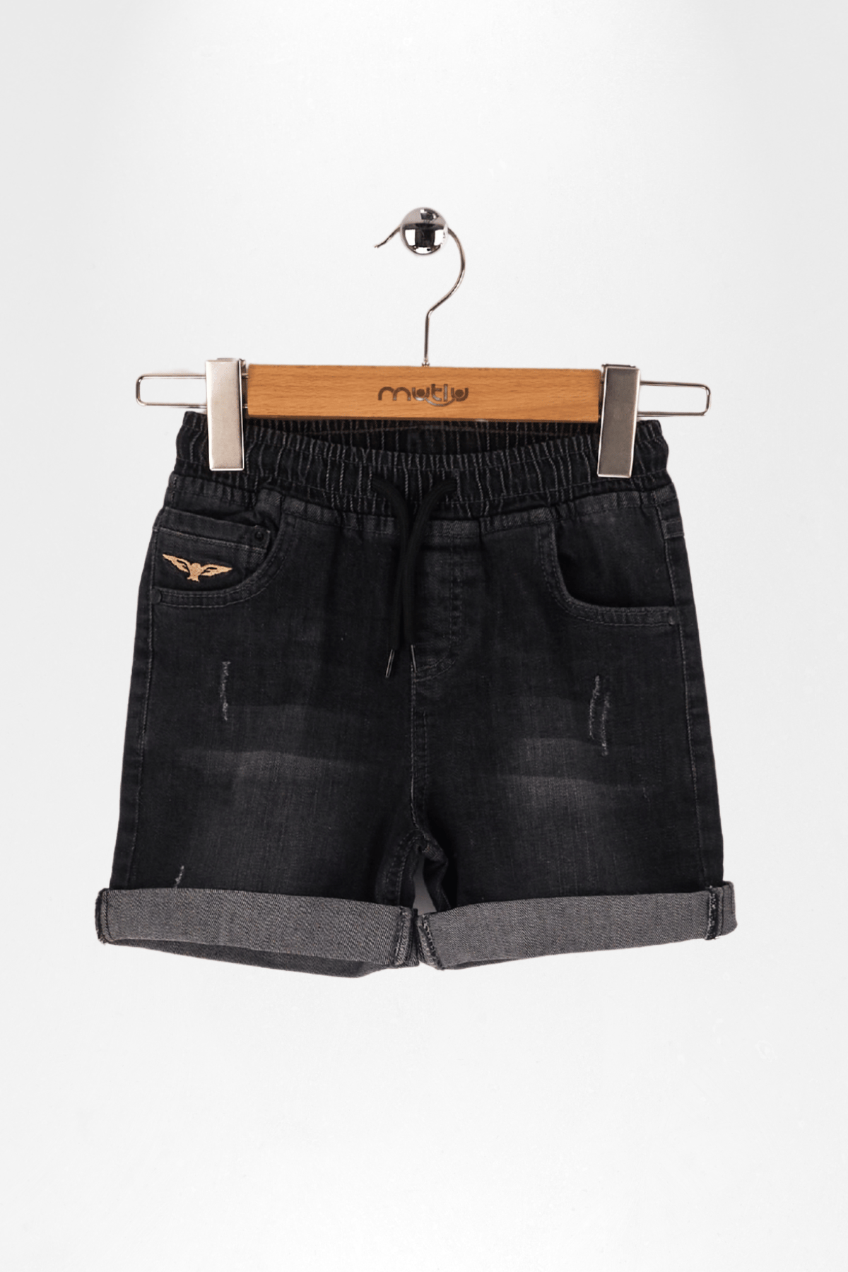 BEL LASTİKLİ ERKEK KOT KAPRİ