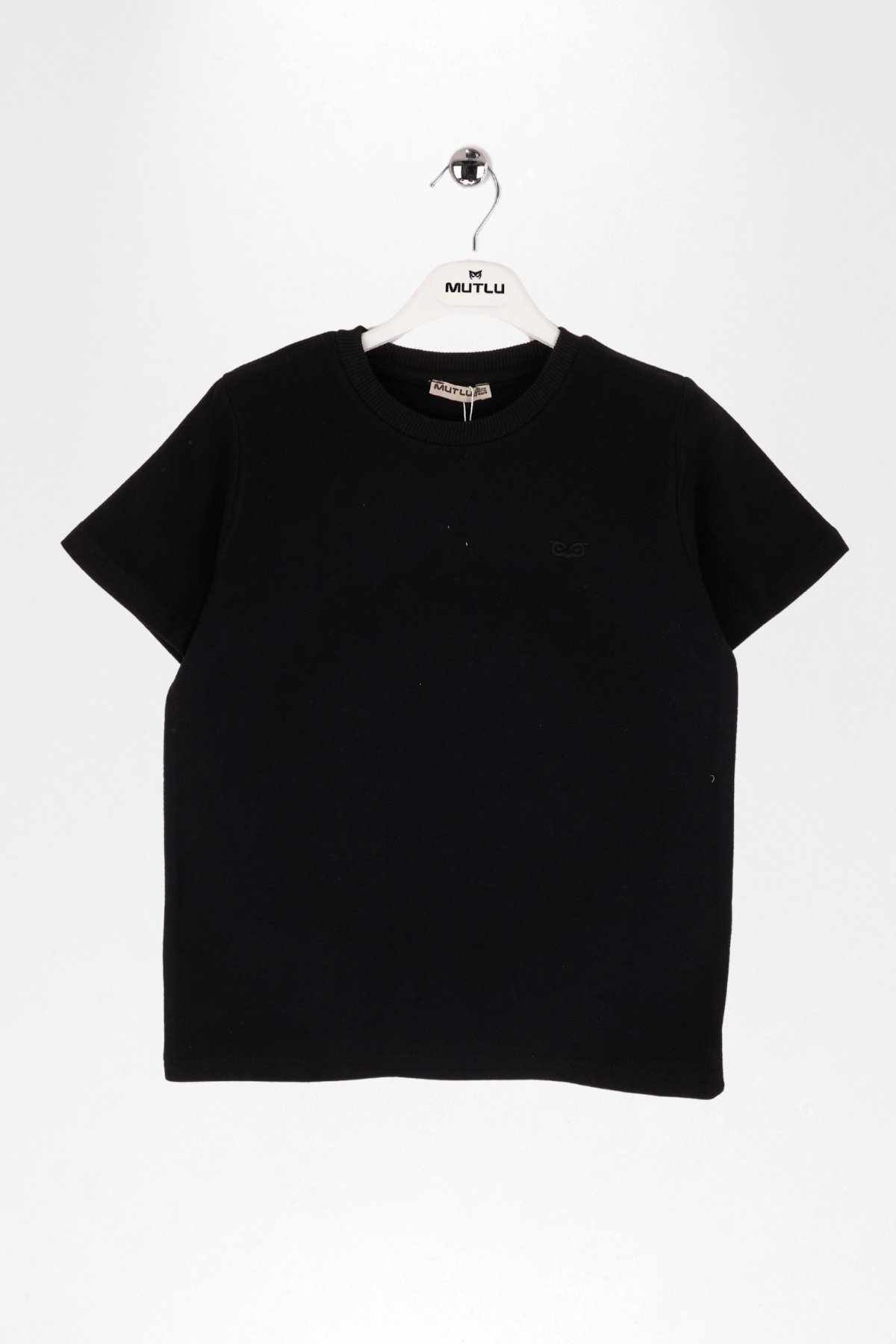 BİSİKLET YAKA NAKIŞLI ERKEK TSHIRT