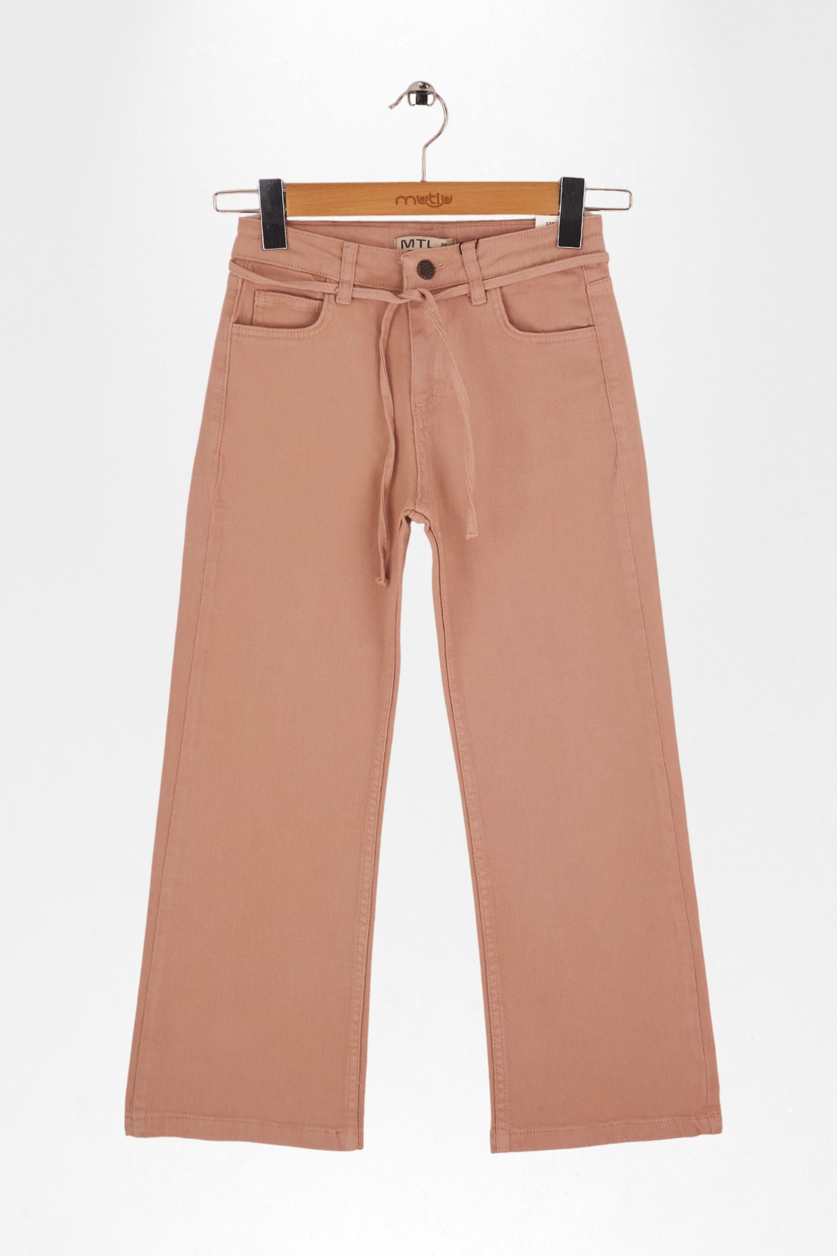 BİYE KEMERLİ GABARDİN PANTOLON