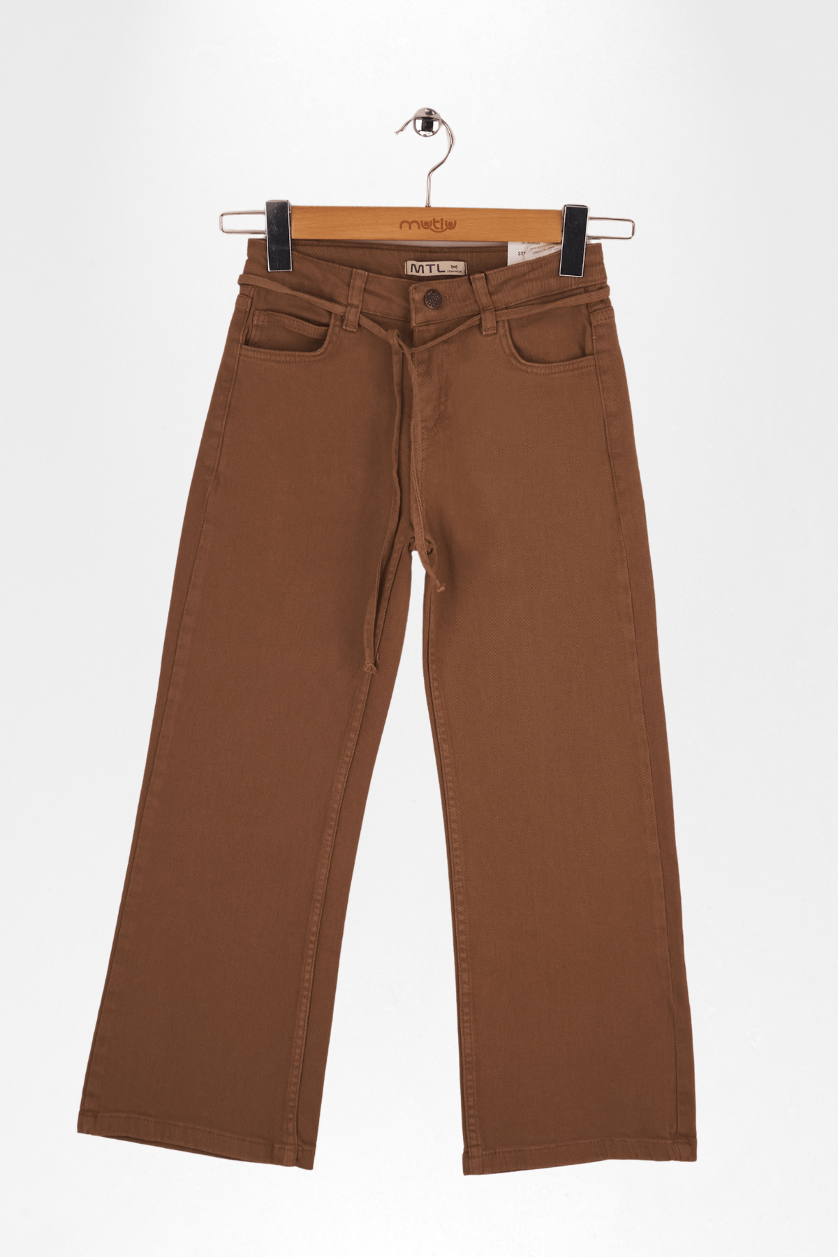 BİYE KEMERLİ GABARDİN PANTOLON