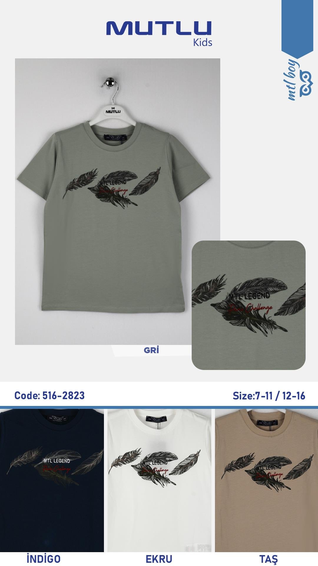 BÜYÜK SIRT BASKILI ERKEK TSHIRT