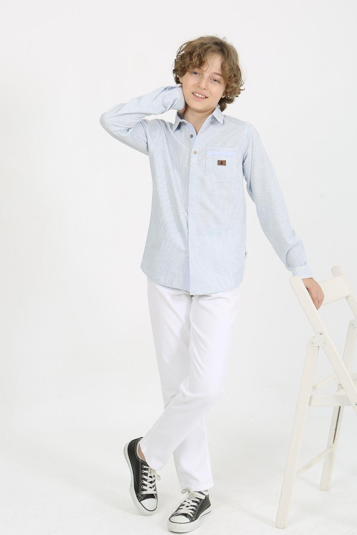 ÇAPRAZ PUNTERİZLİ ERKEK PANTOLON