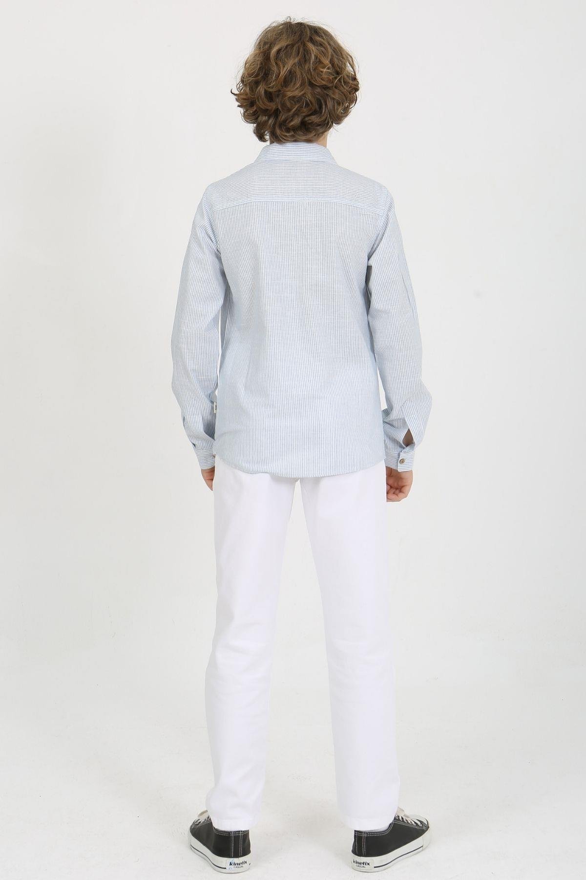 ÇAPRAZ PUNTERİZLİ ERKEK PANTOLON