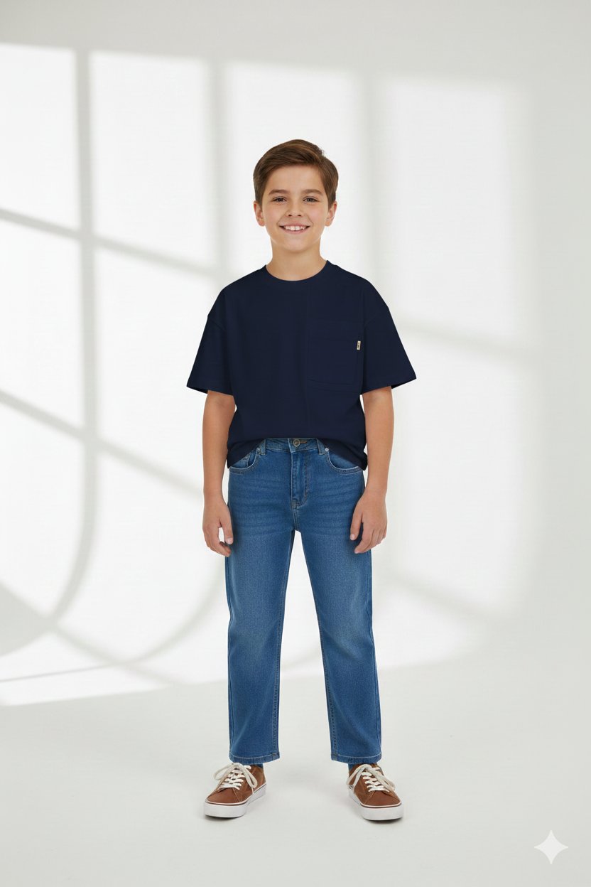 CEP DETAYLI ERKEK TSHIRT