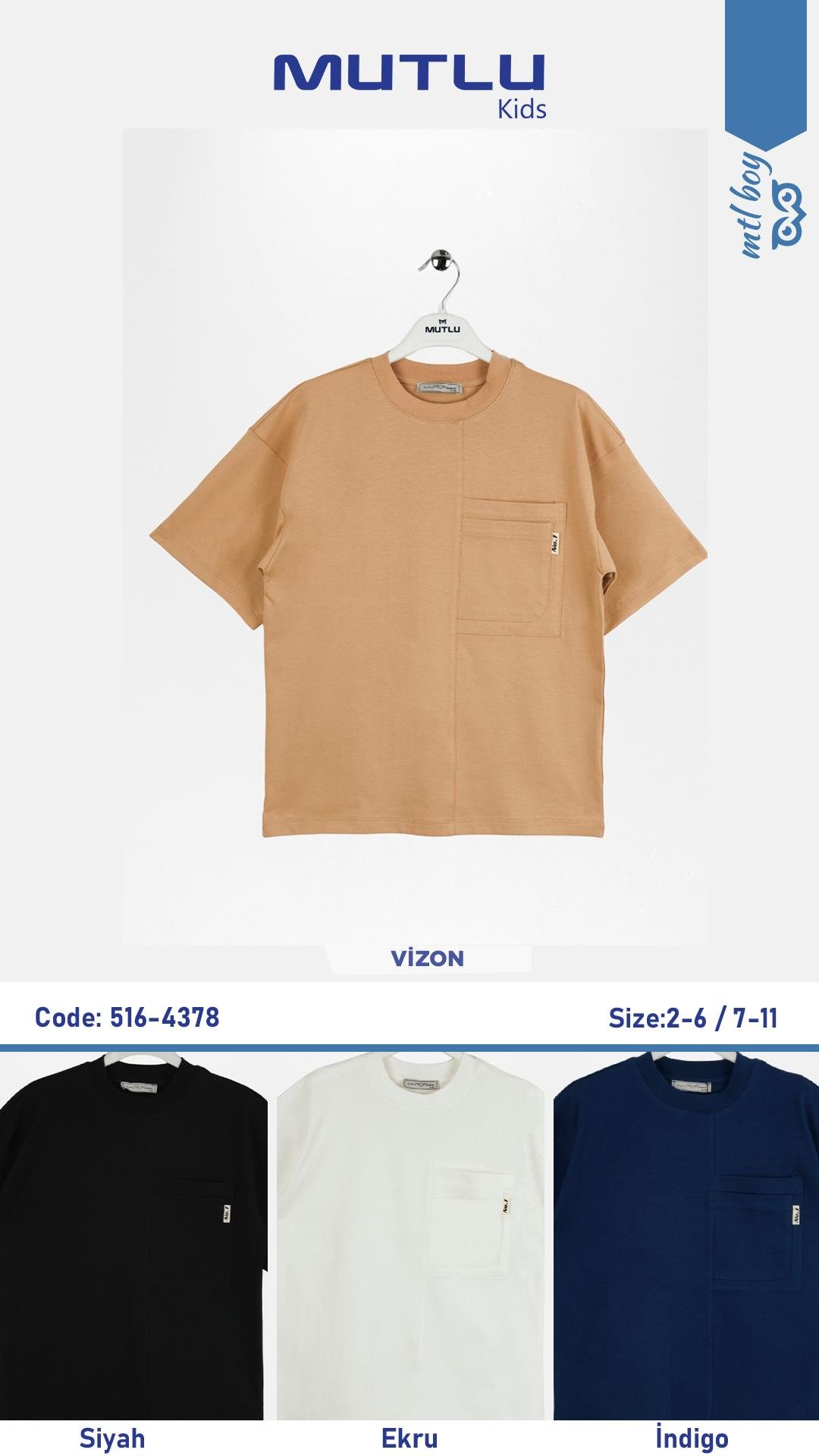 CEP DETAYLI ERKEK TSHIRT