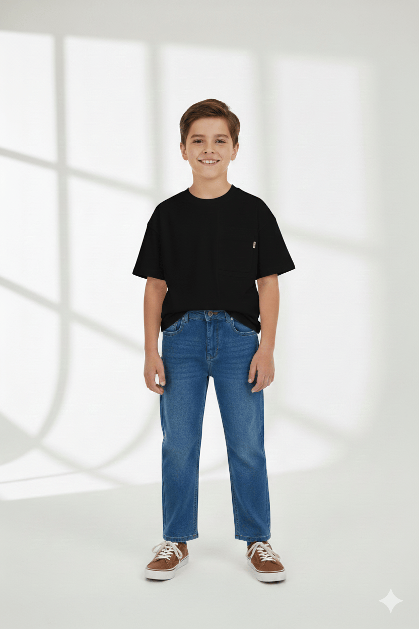 CEP DETAYLI ERKEK TSHIRT