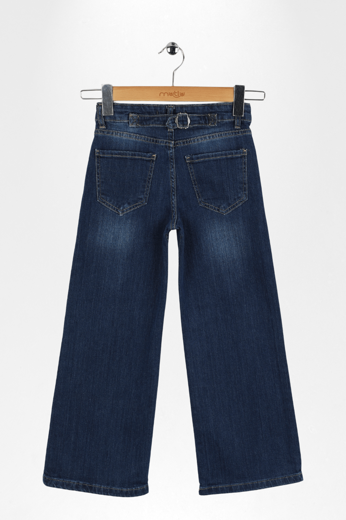 CEP DETAYLI KIZ KOT PANTOLON